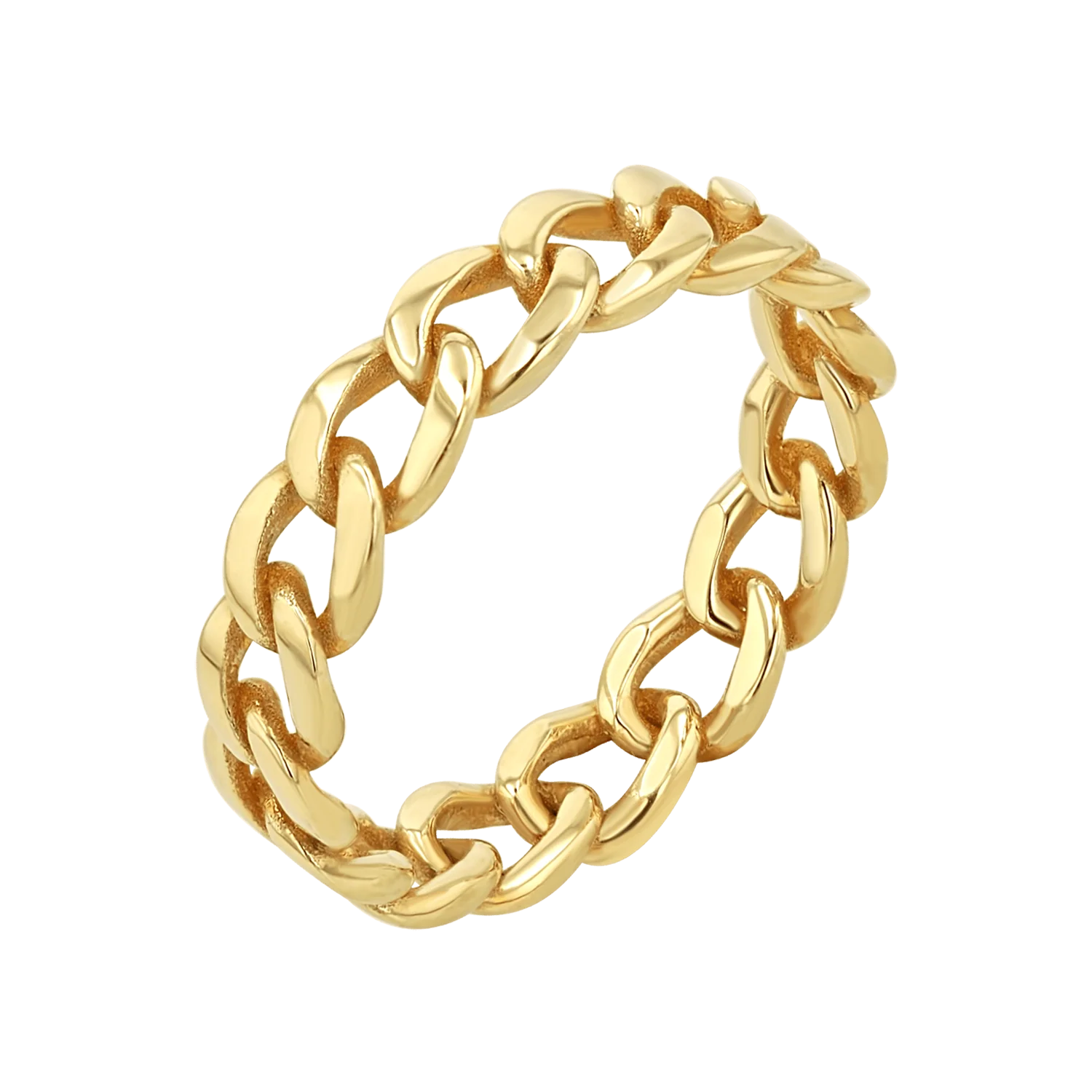 Cuban Curb Link Ring