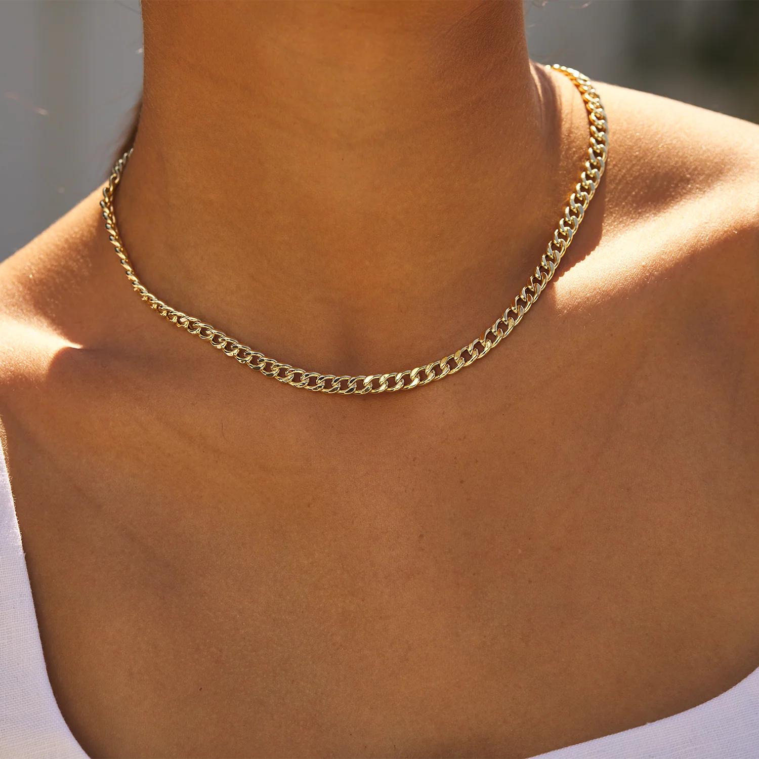 14K Miami Cuban Link Chain Necklace 5.5mm - Image 2