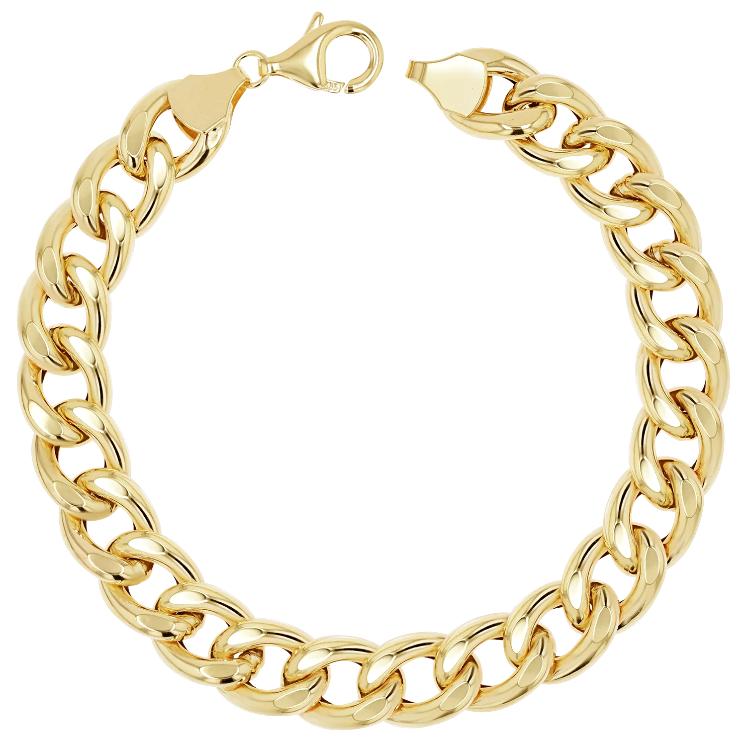 9mm Miami Cuban Link Chain Bracelet