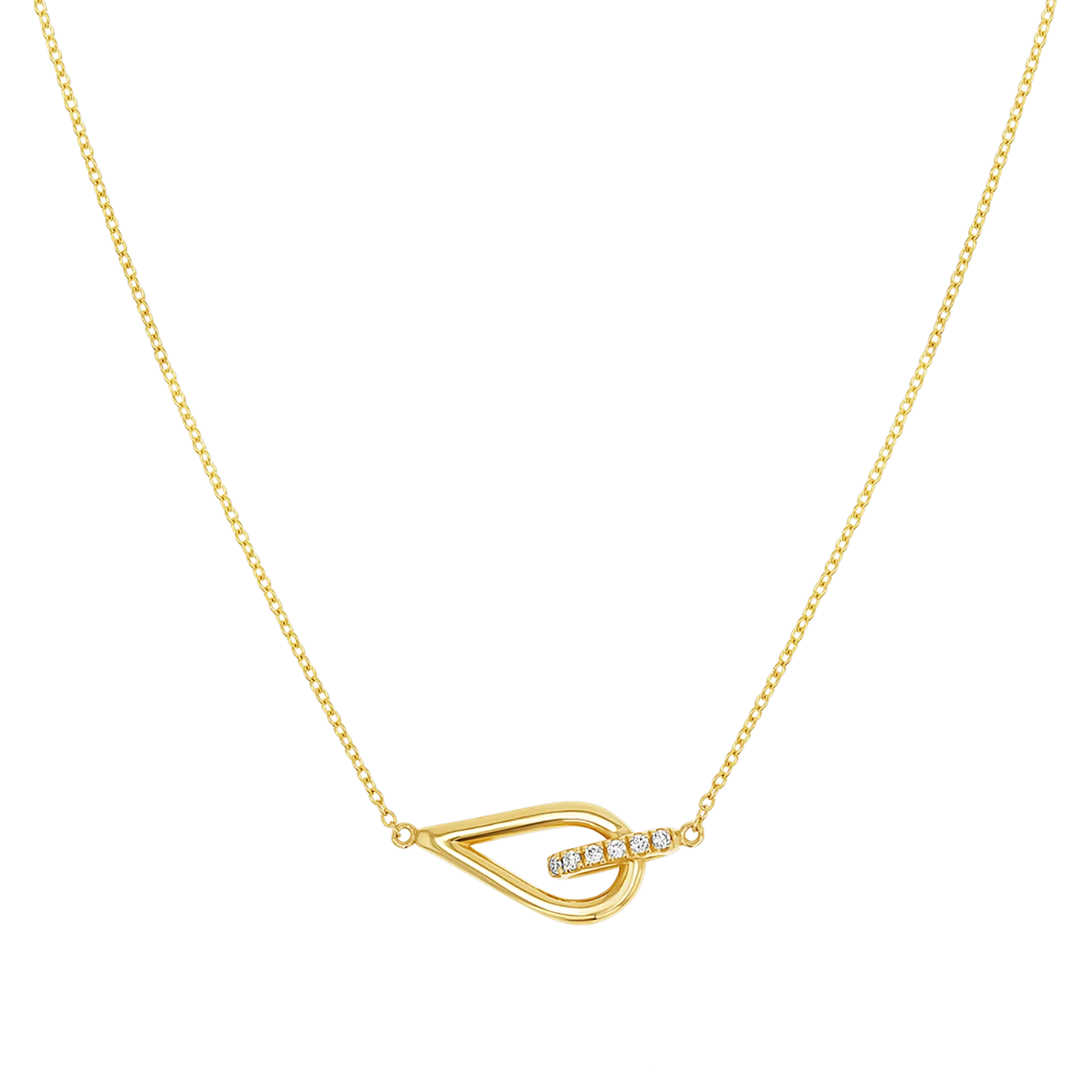 Anchor Knot Necklace