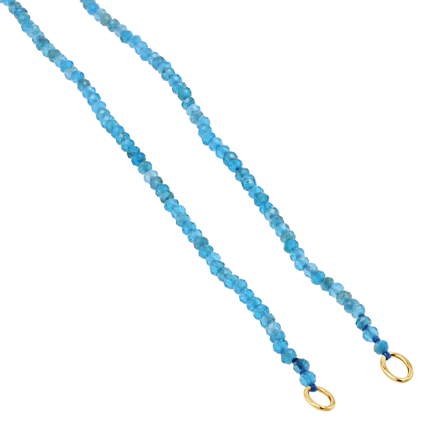 Blue Apatite Connector Necklace - Image 2