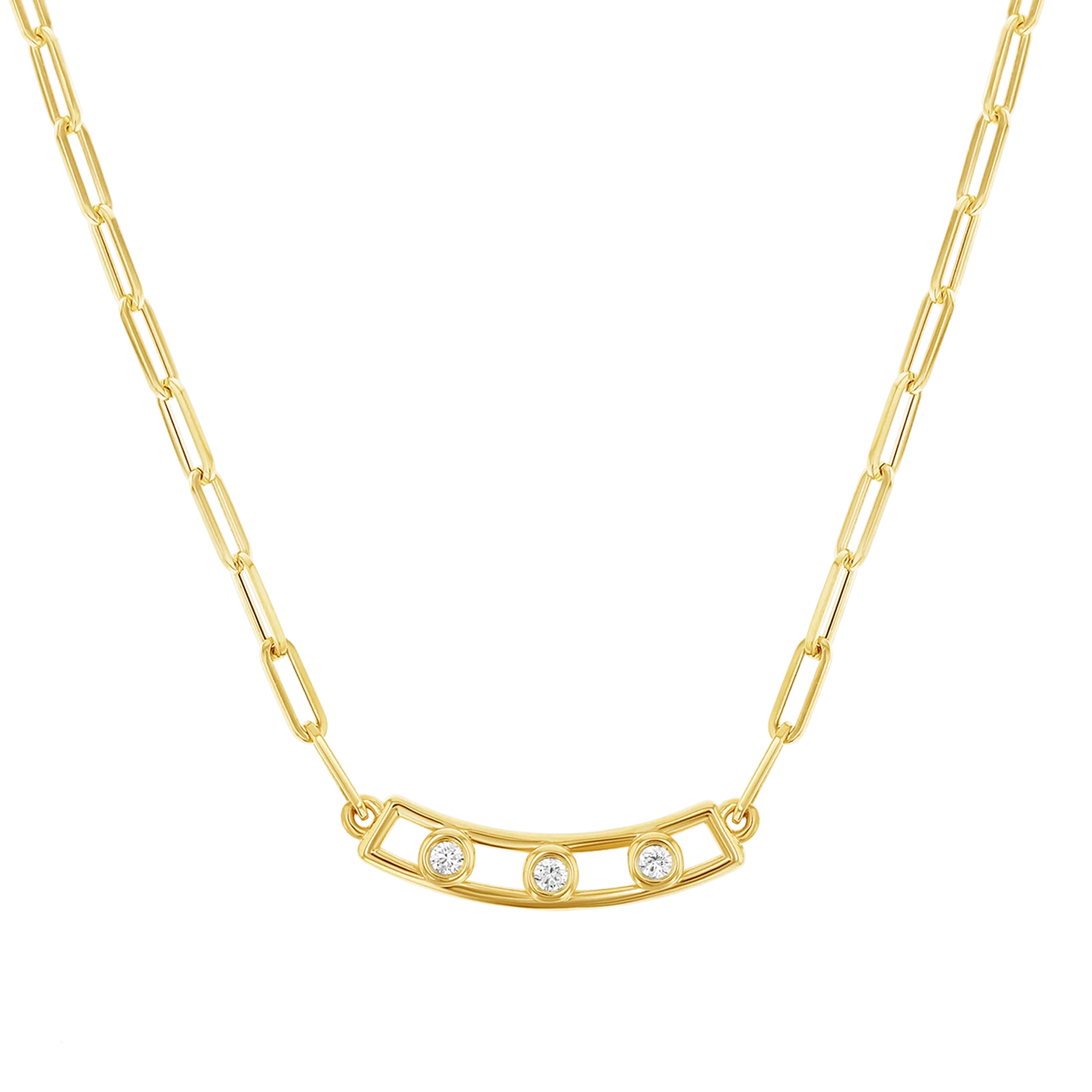 Bubble Diamond Necklace
