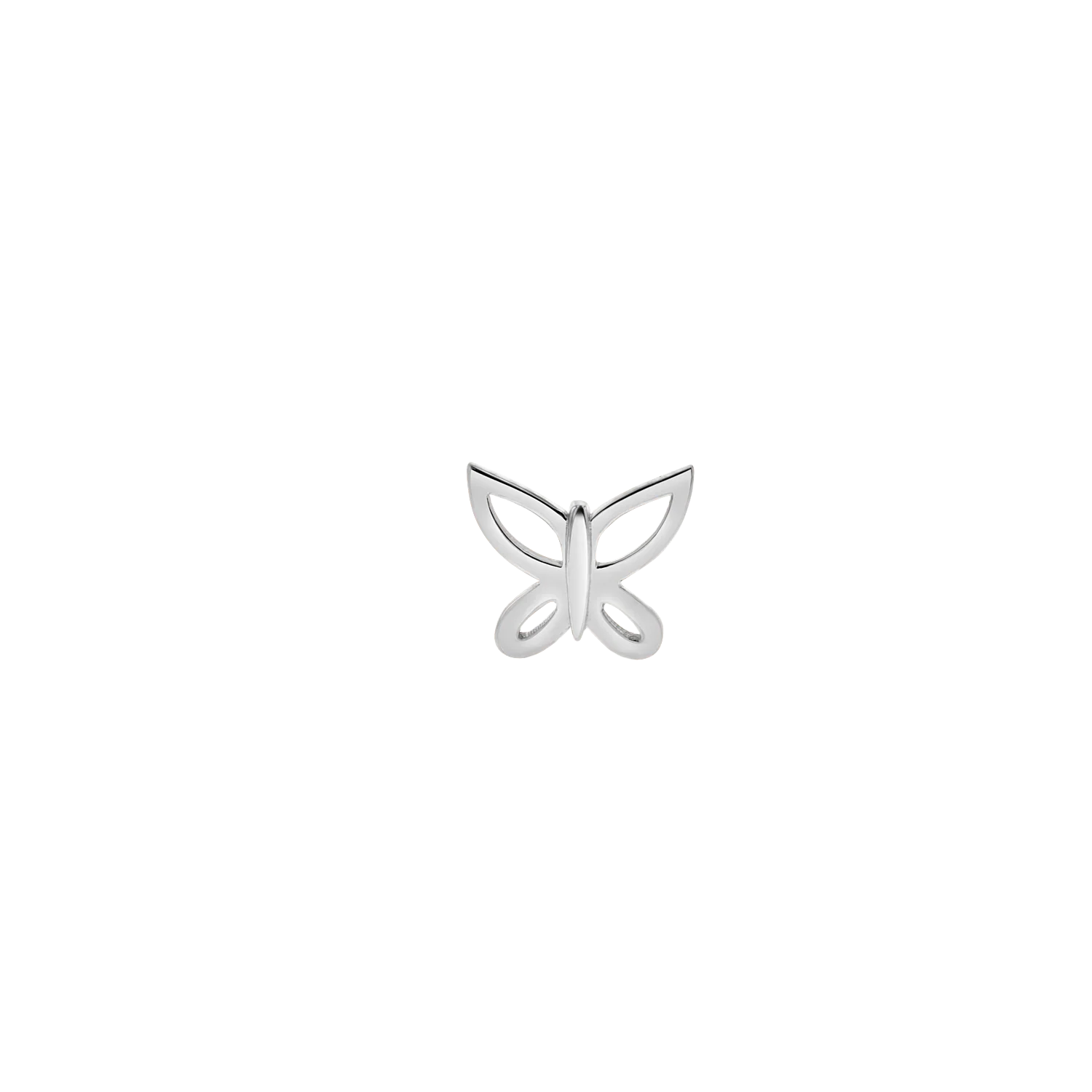 Butterfly Silhouette Stud Earrings - Image 5
