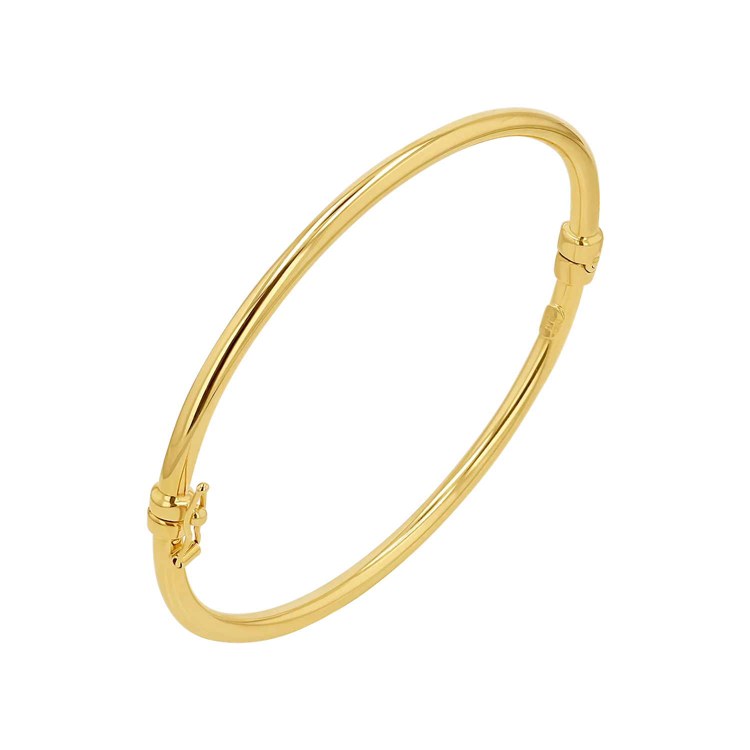 Classic Oval Tube Bangle (3mm)