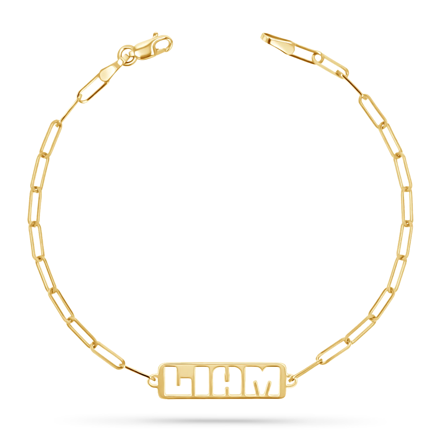 Customizable Cut-Out Name Bracelet - Image 4