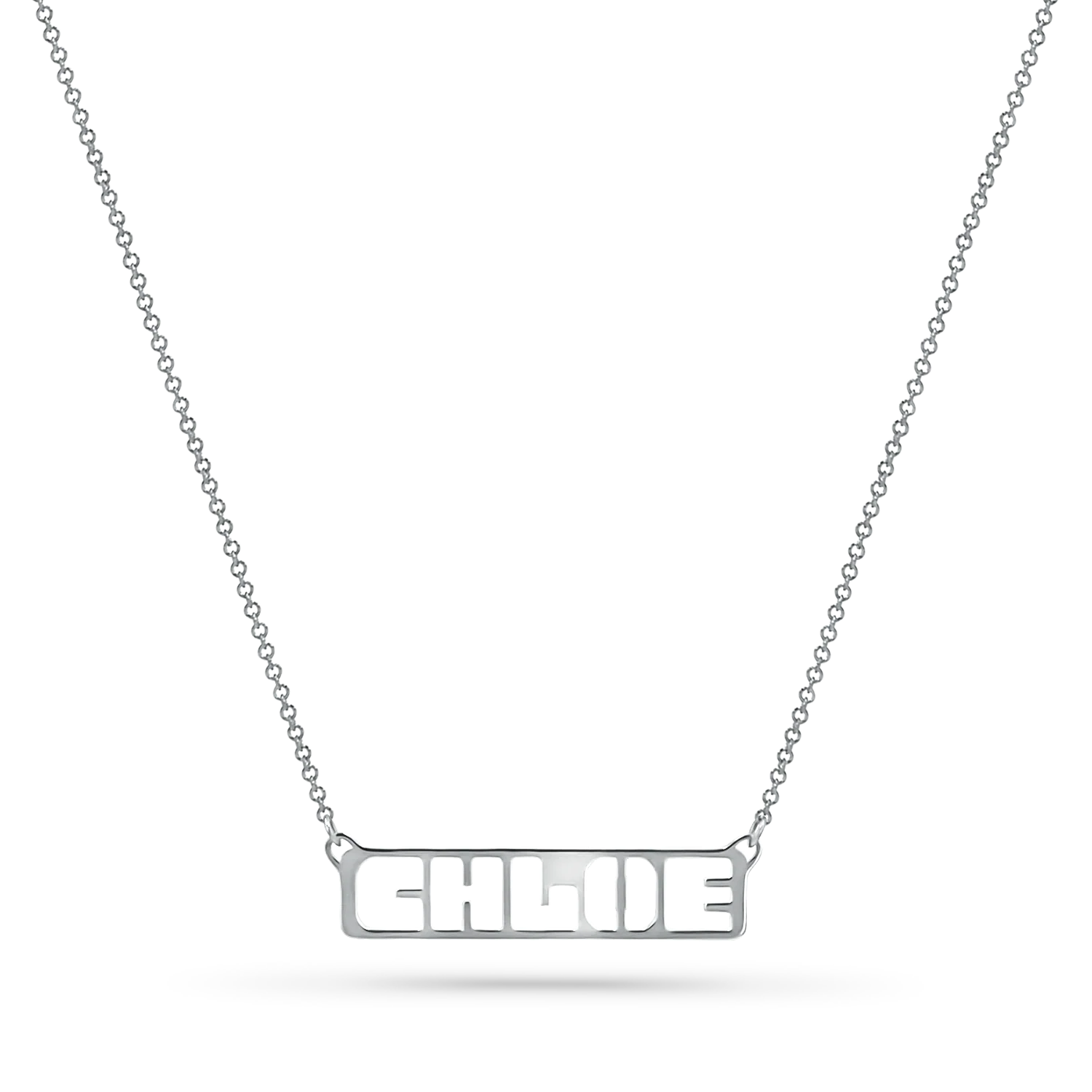 Customizable Cut-Out Name Necklace - Image 10