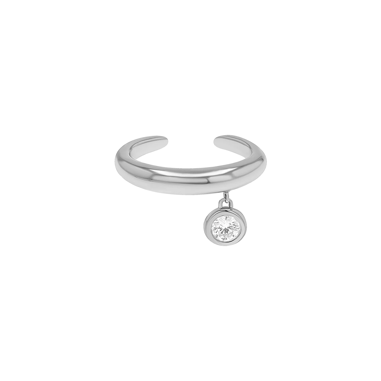 Diamond Drop Ear Cuff - Image 2