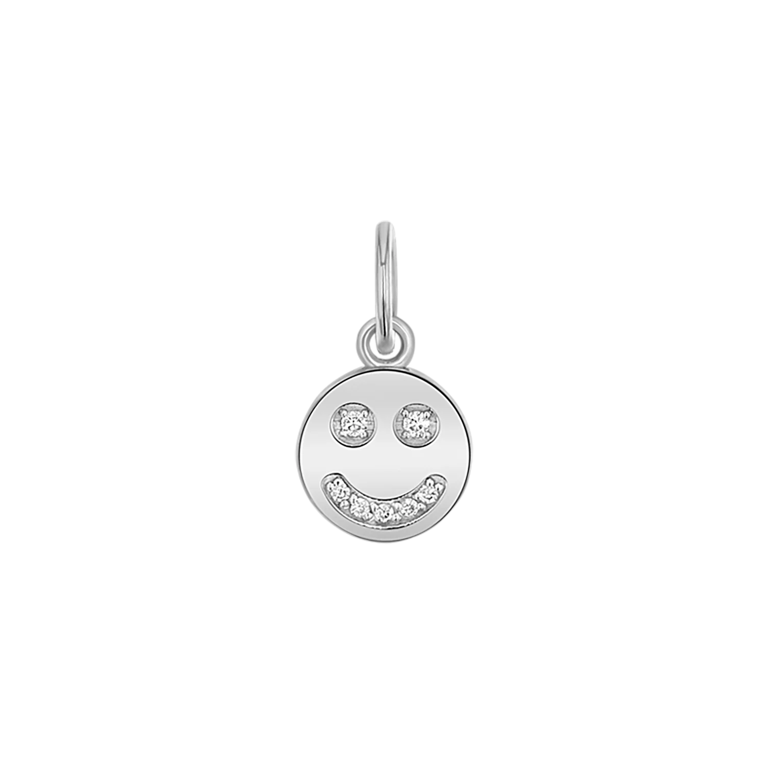 Diamond Happy Face Charm - Image 2