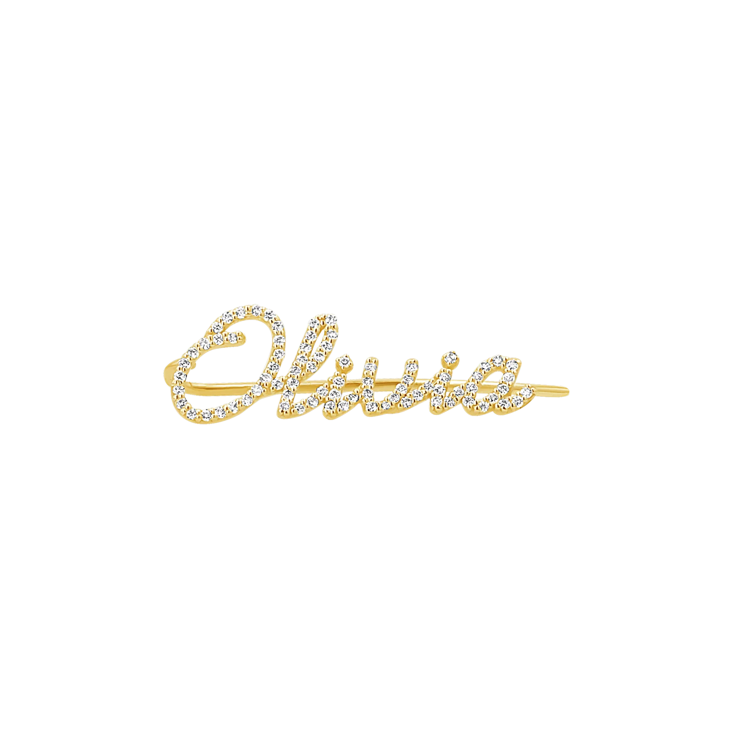 Diamond Personalized Name Ear Crawler - Image 4
