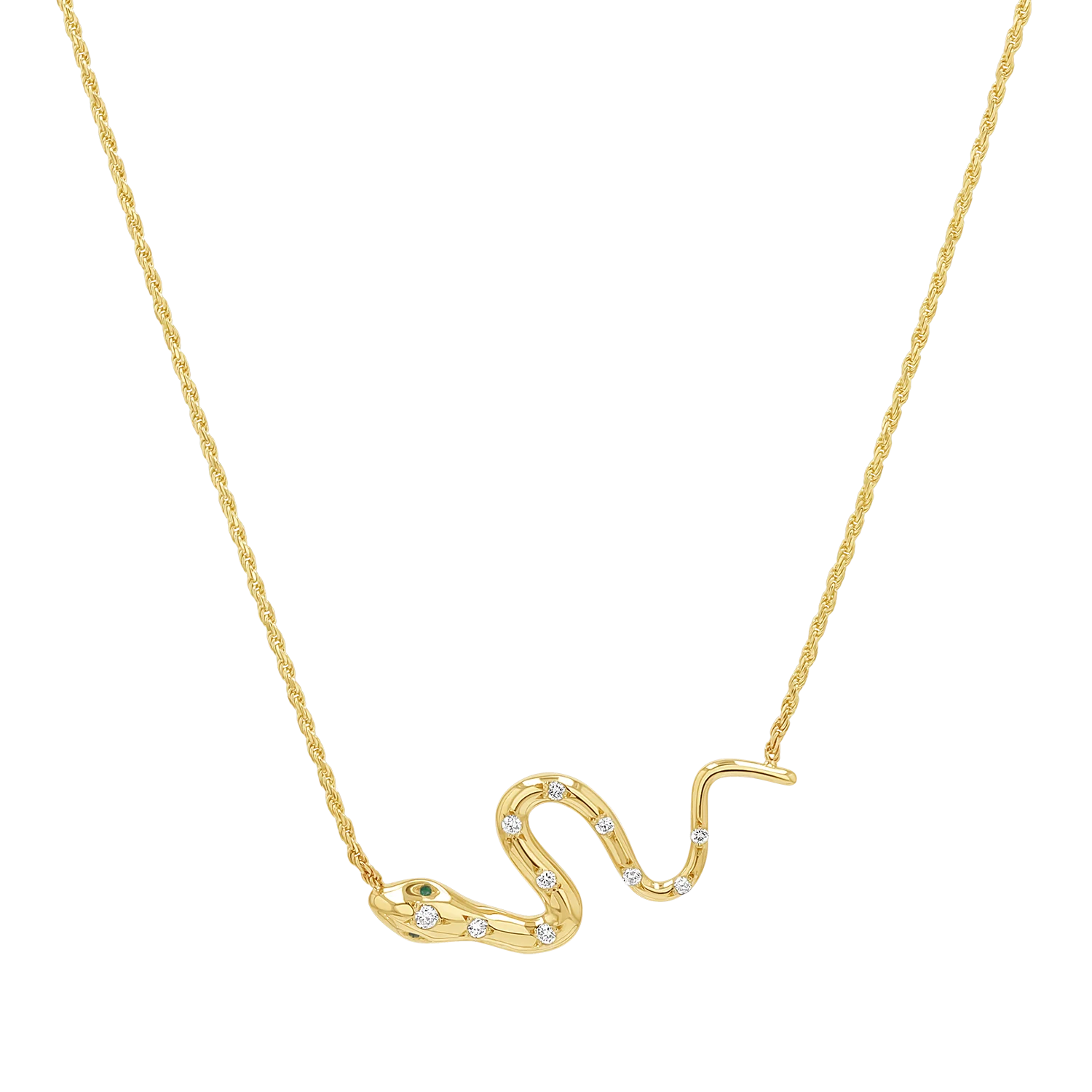 Diamond Serpentine Necklace