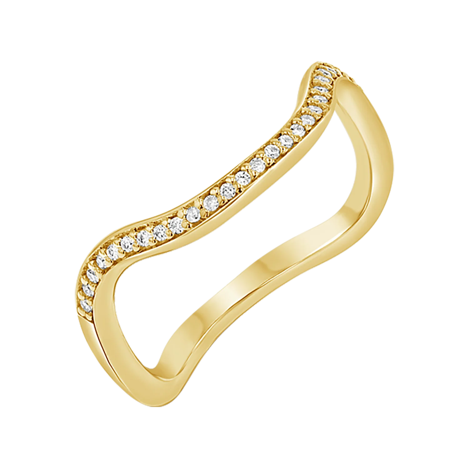 Diamond Wave Ring