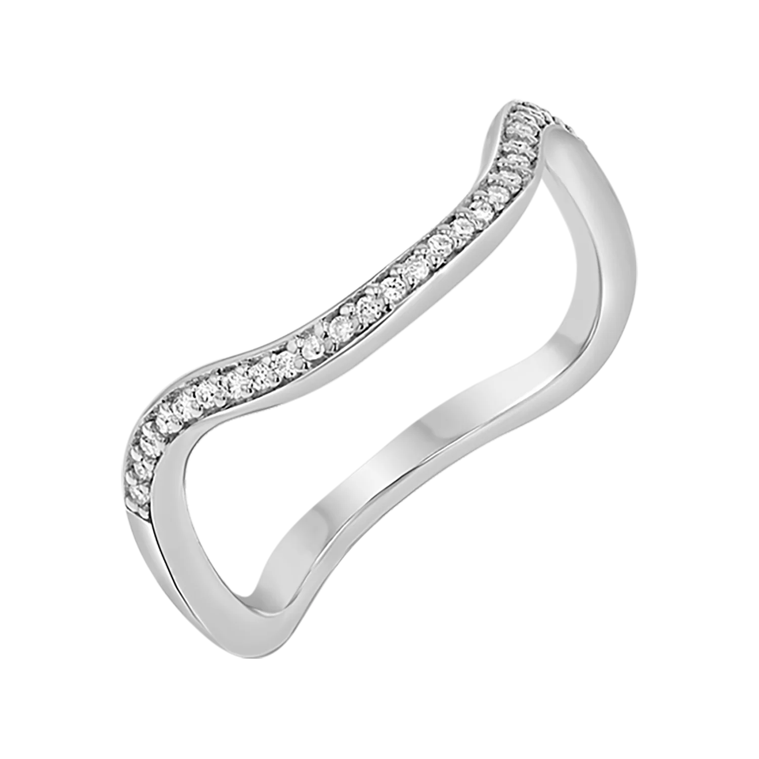 Diamond Wave Ring - Image 2