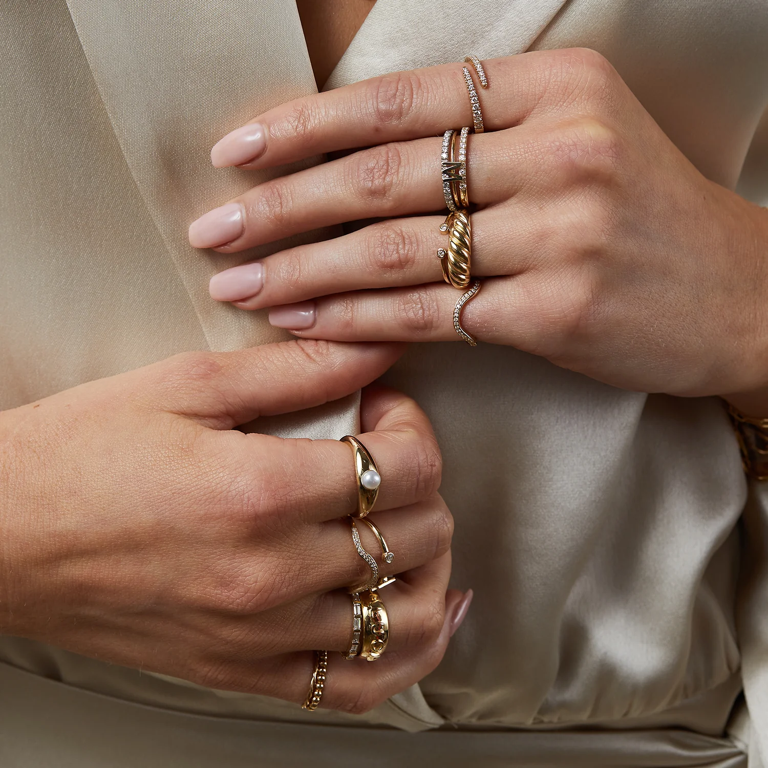 Diamond Wave Ring - Image 5