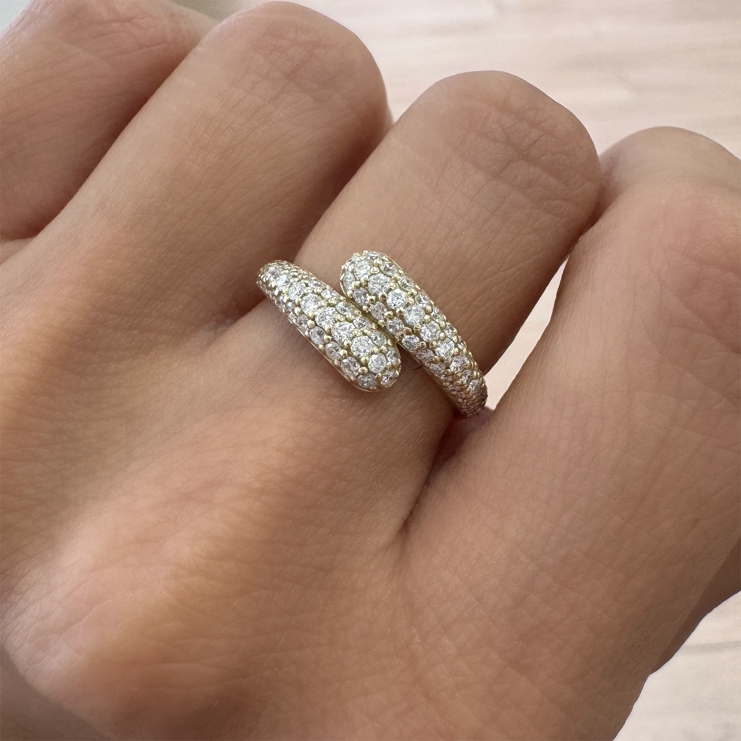 Double Diamond Rendezvous Ring - Image 5