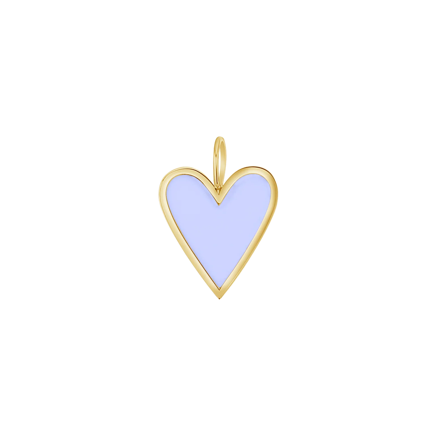Enamel Elongated Heart Charm - Image 10