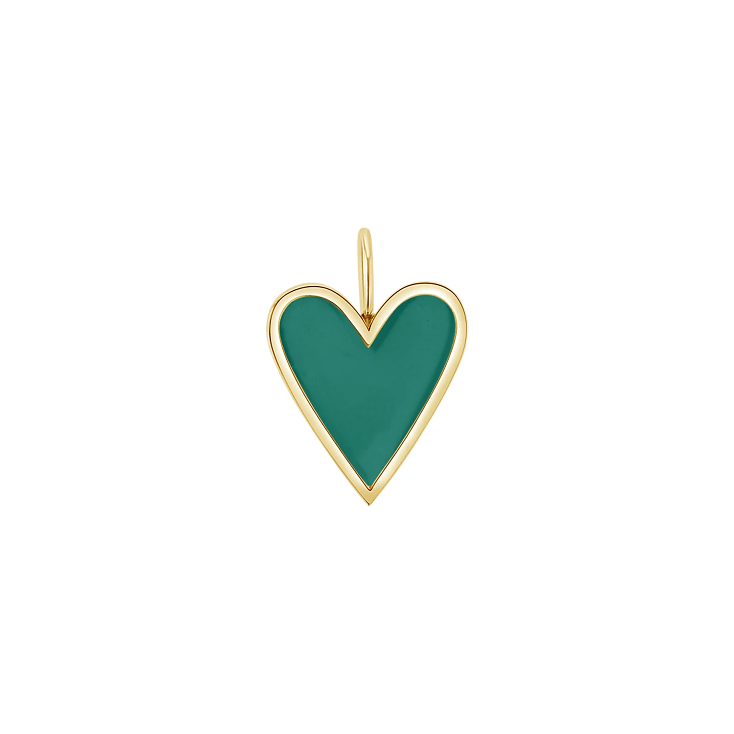 Enamel Elongated Heart Charm - Image 6