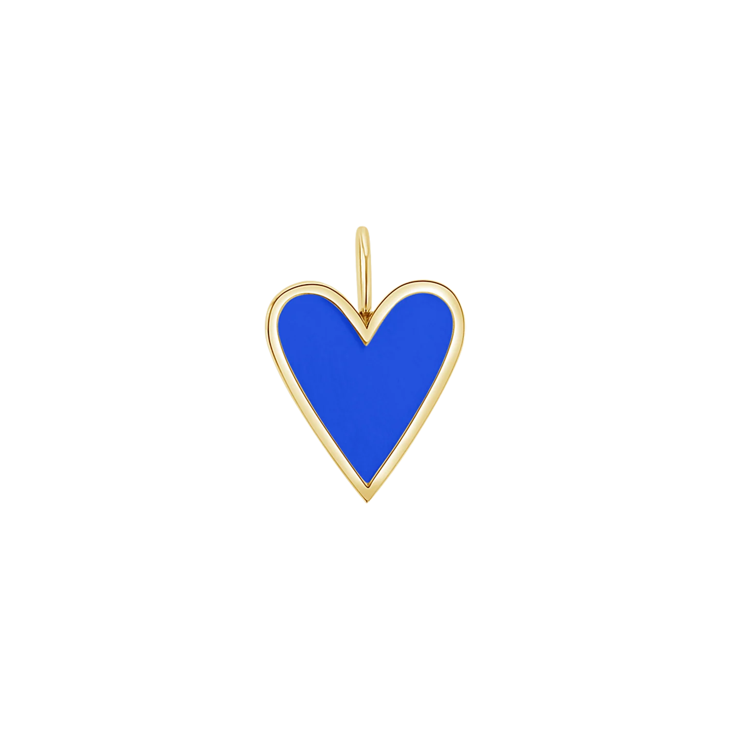 Enamel Elongated Heart Charm - Image 9