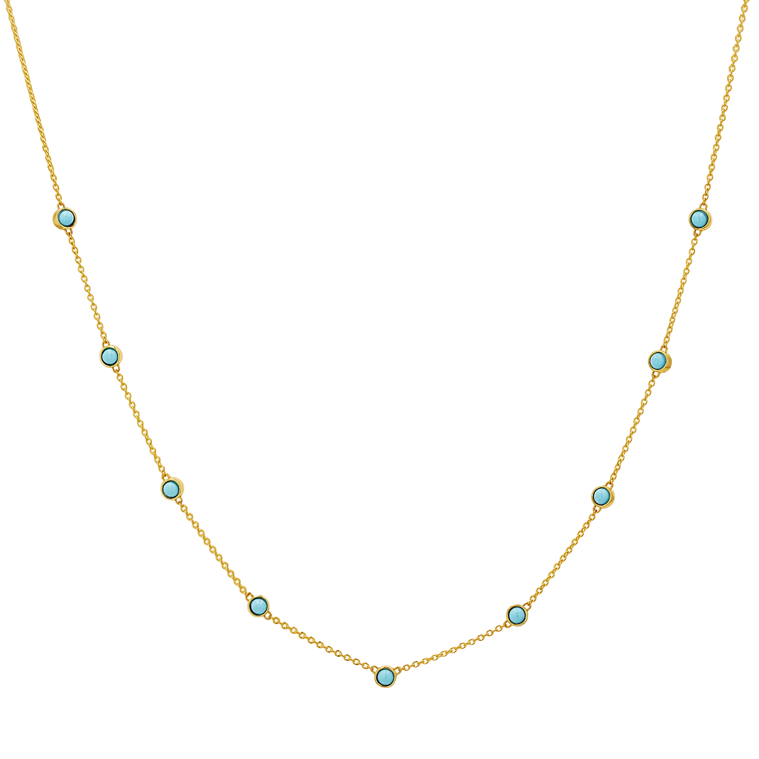 Genuine Turquoise Strand Necklace