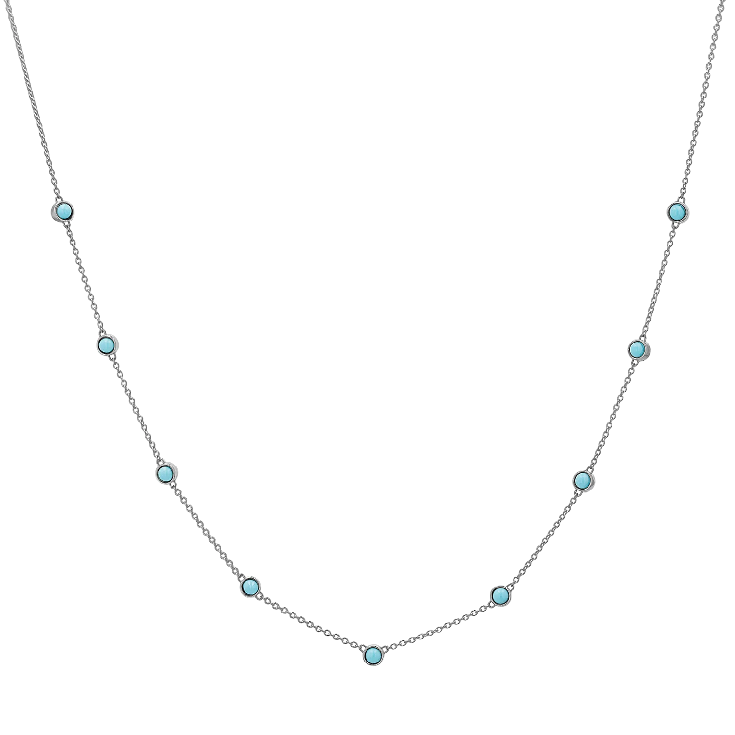 Genuine Turquoise Strand Necklace - Image 2