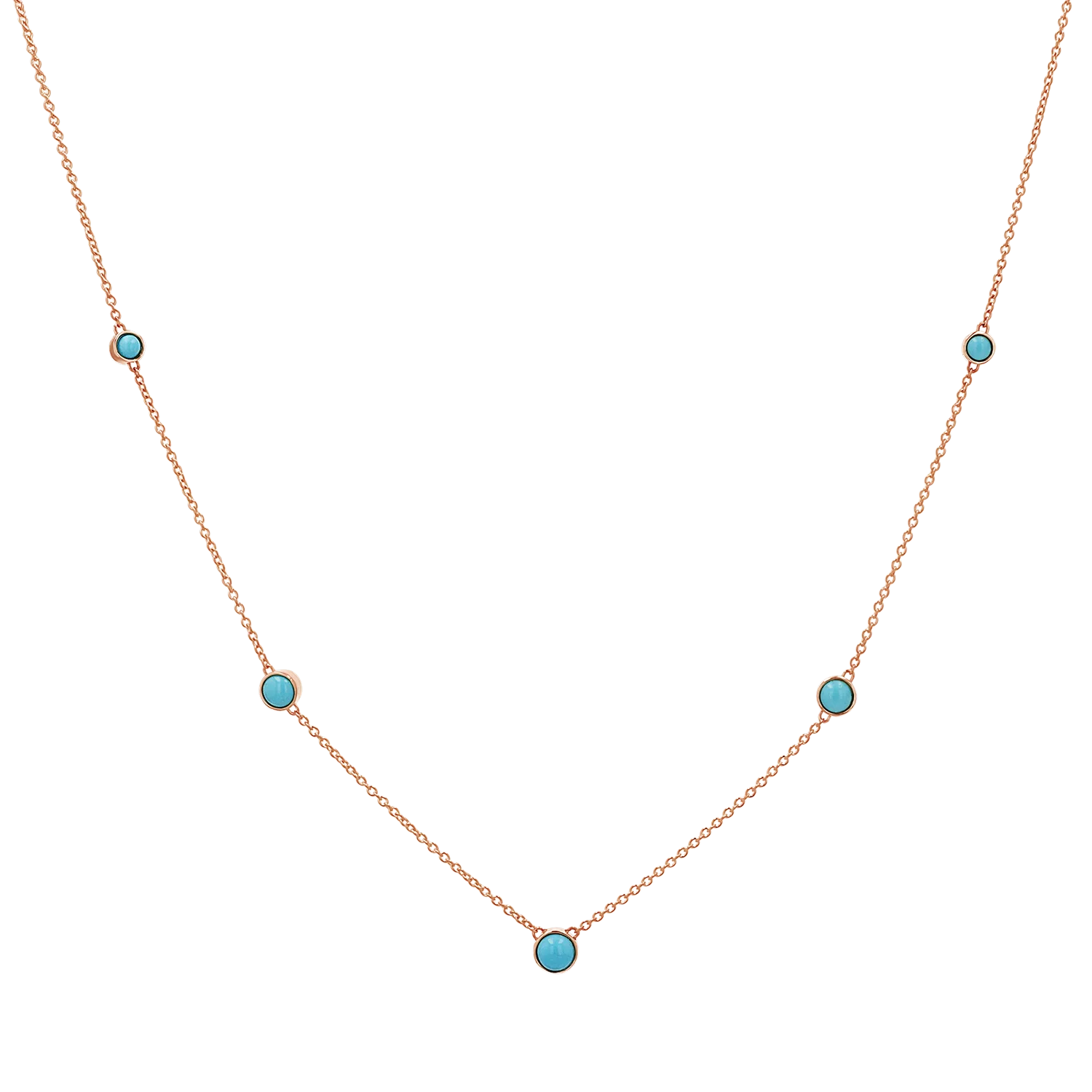 Graduating Genuine Turquoise Necklace - Image 3
