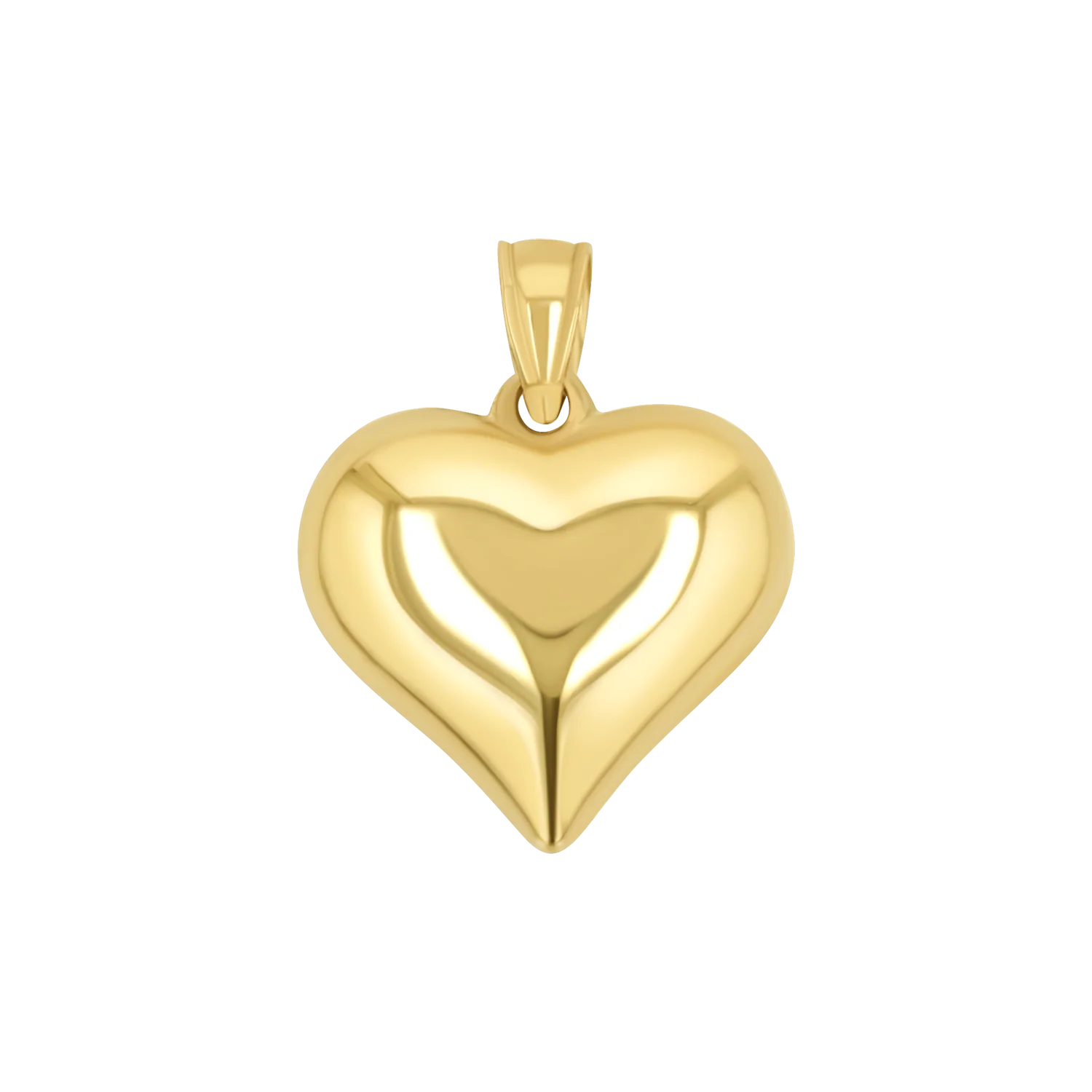 Grand Puff Heart Charm