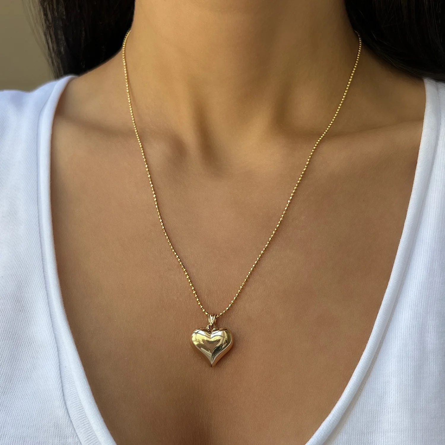 Grand Puff Heart Charm - Image 2