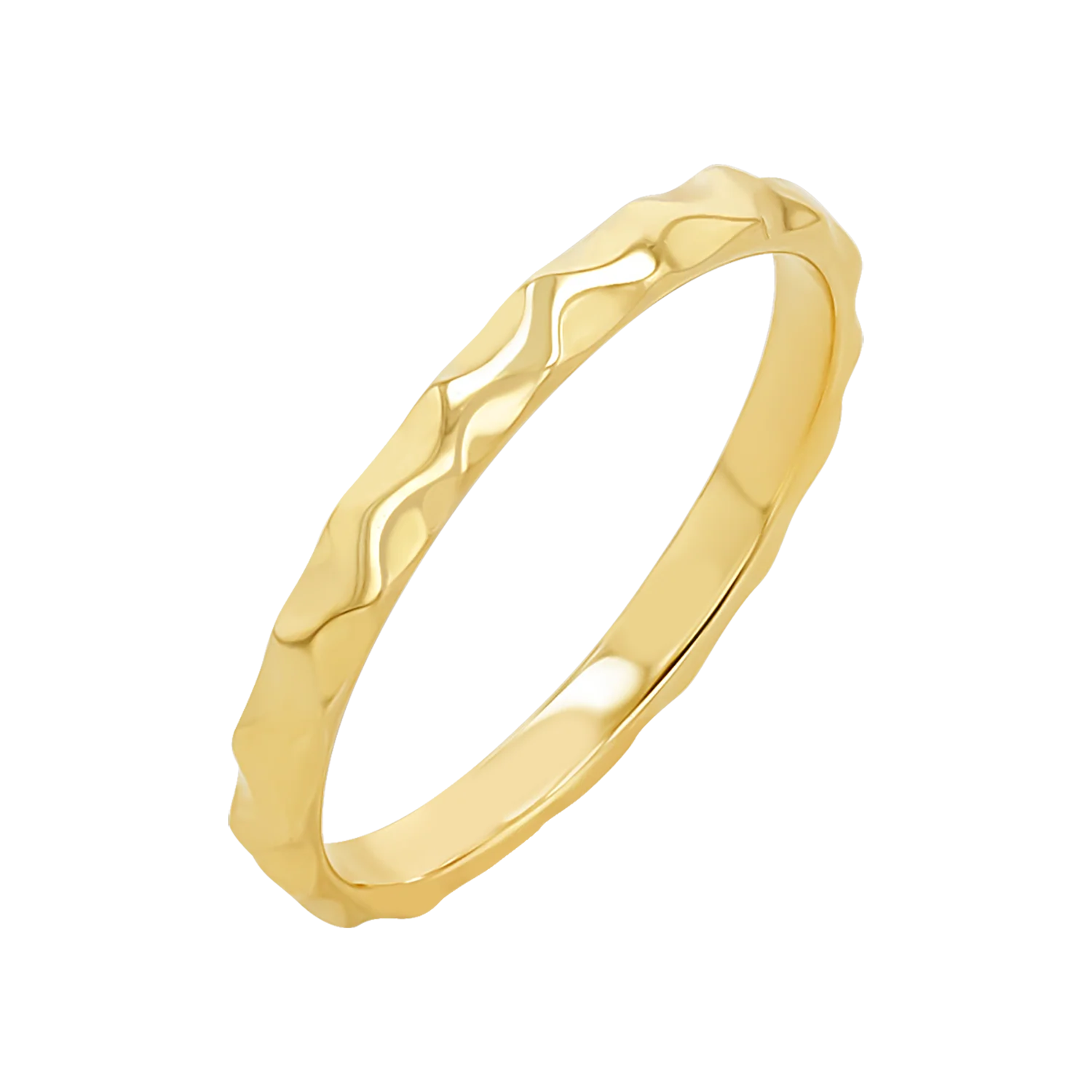 Hammered Stacking Band