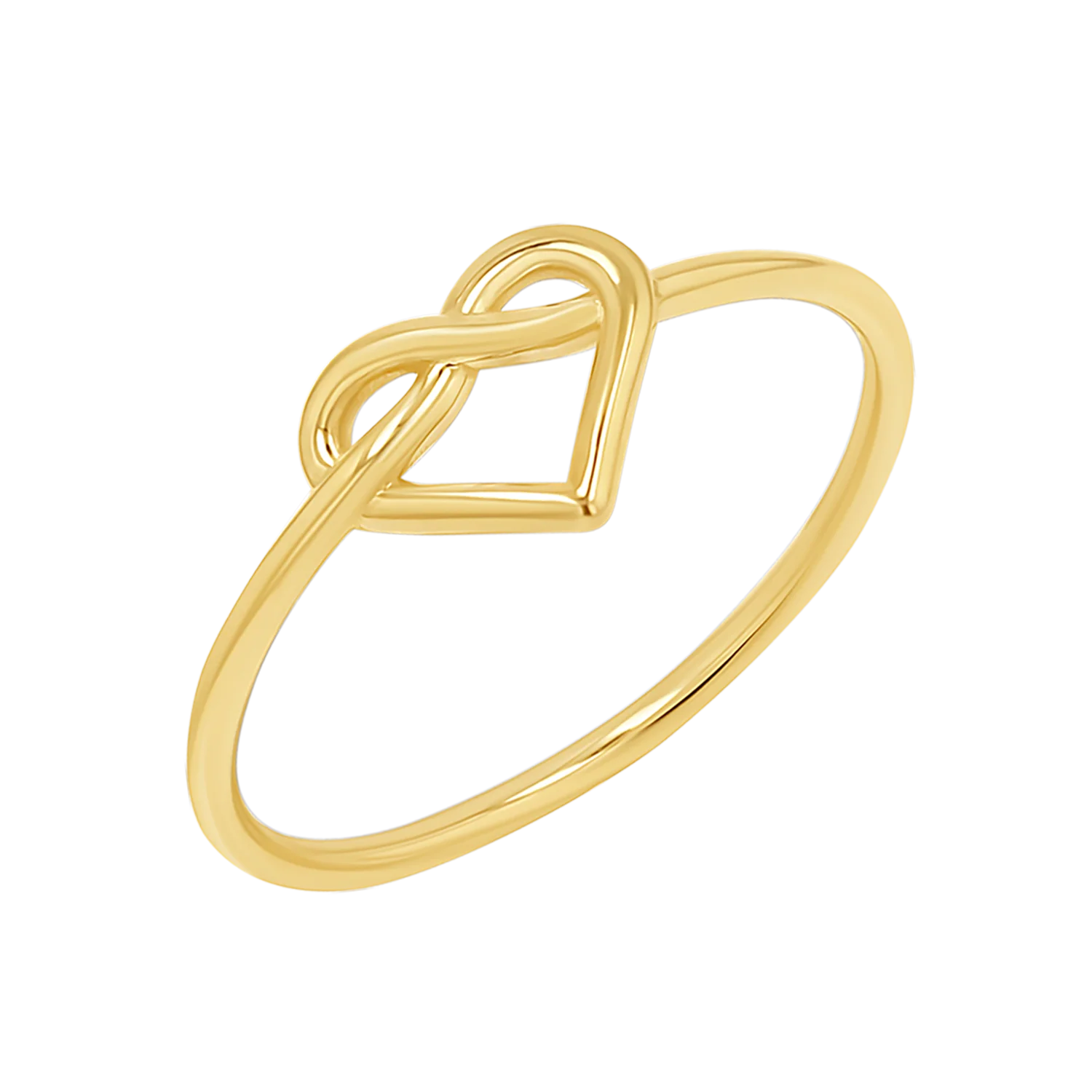 Heart Love Knot Ring