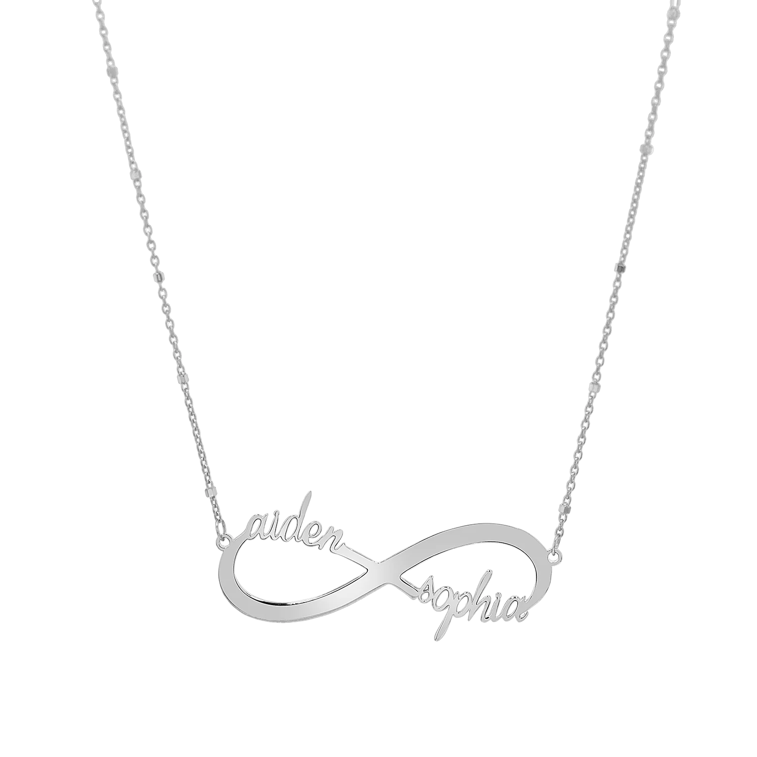 Infinity Custom Name Necklace - Image 2