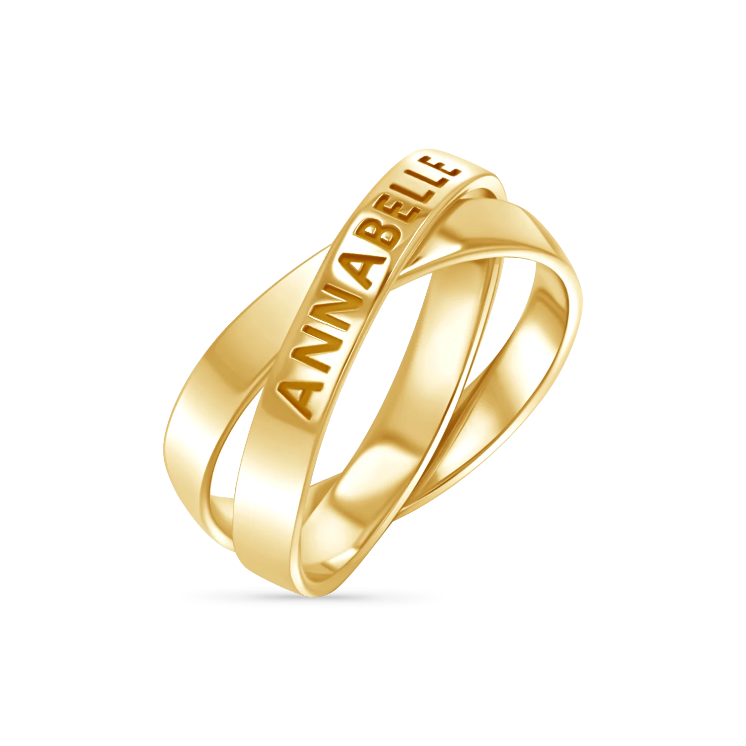 Interlocked Engravable Ring