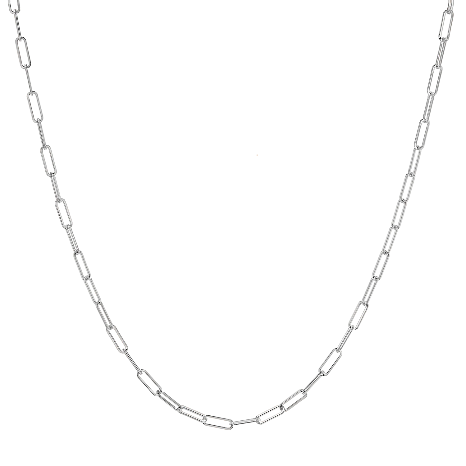 Kids Dainty Paperclip Necklace - Image 2
