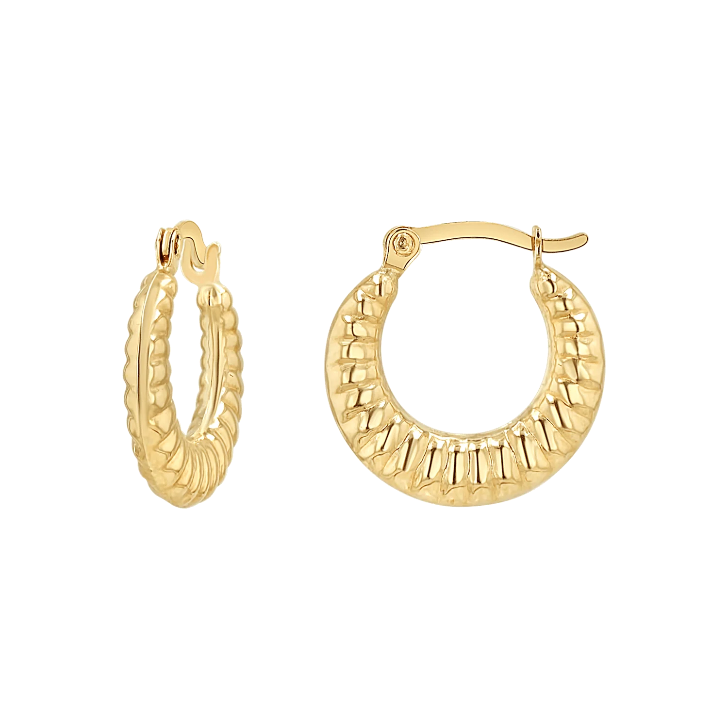 Linea Tapered Hoop Earrings