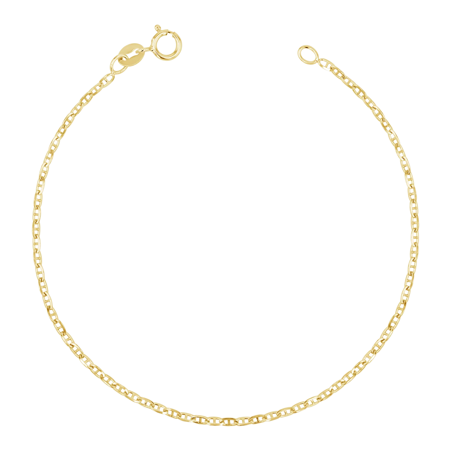 Mariner Anchor Chain Link Bracelet