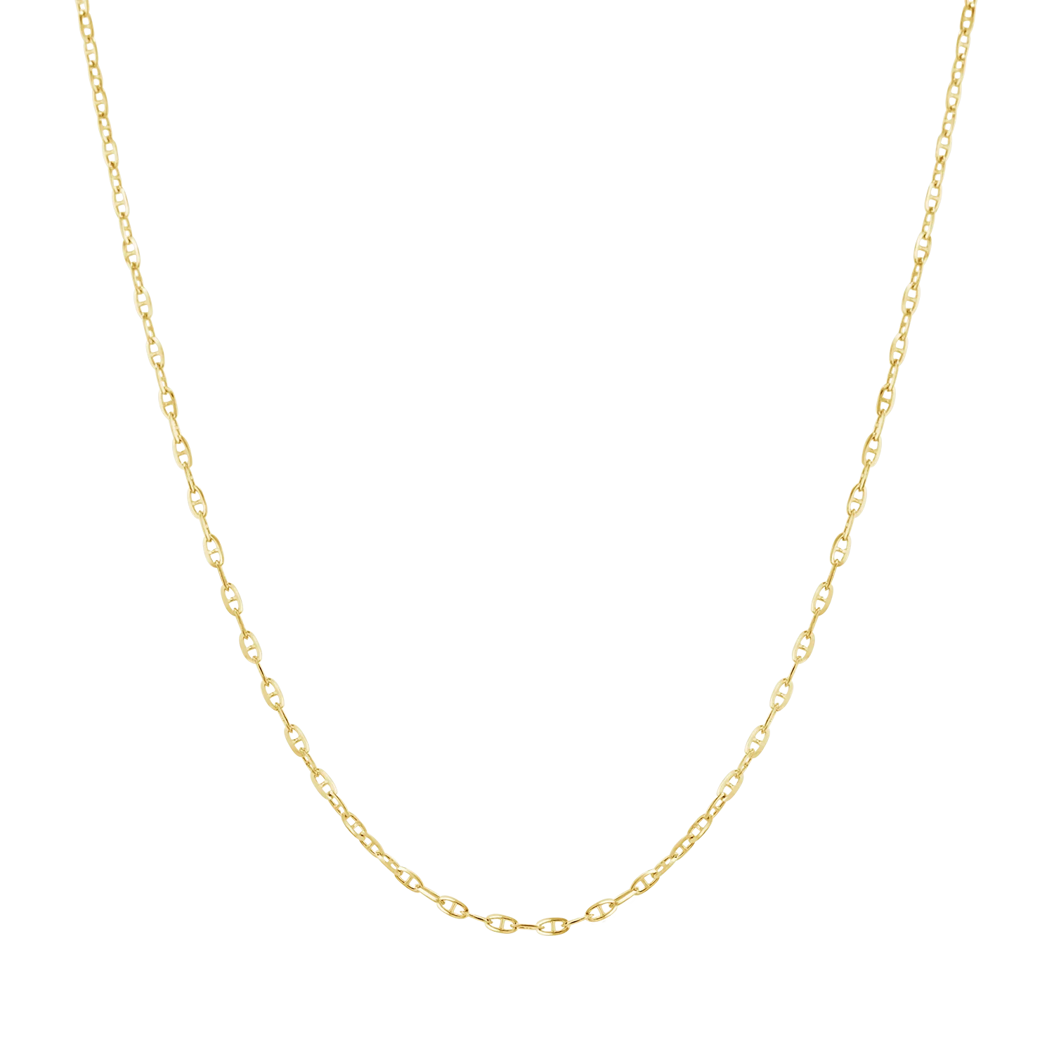 Mariner Anchor Chain Link Necklace