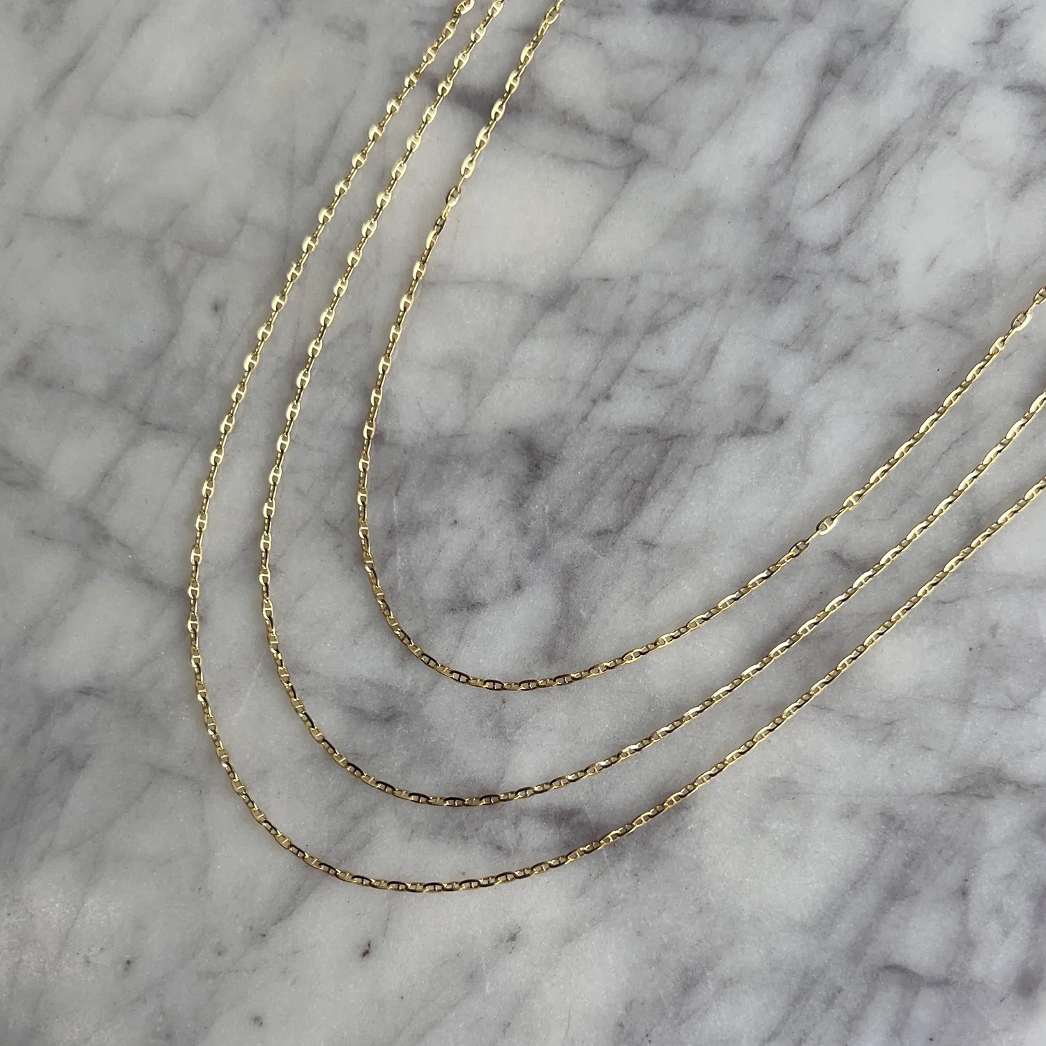 Mariner Anchor Chain Link Necklace - Image 2