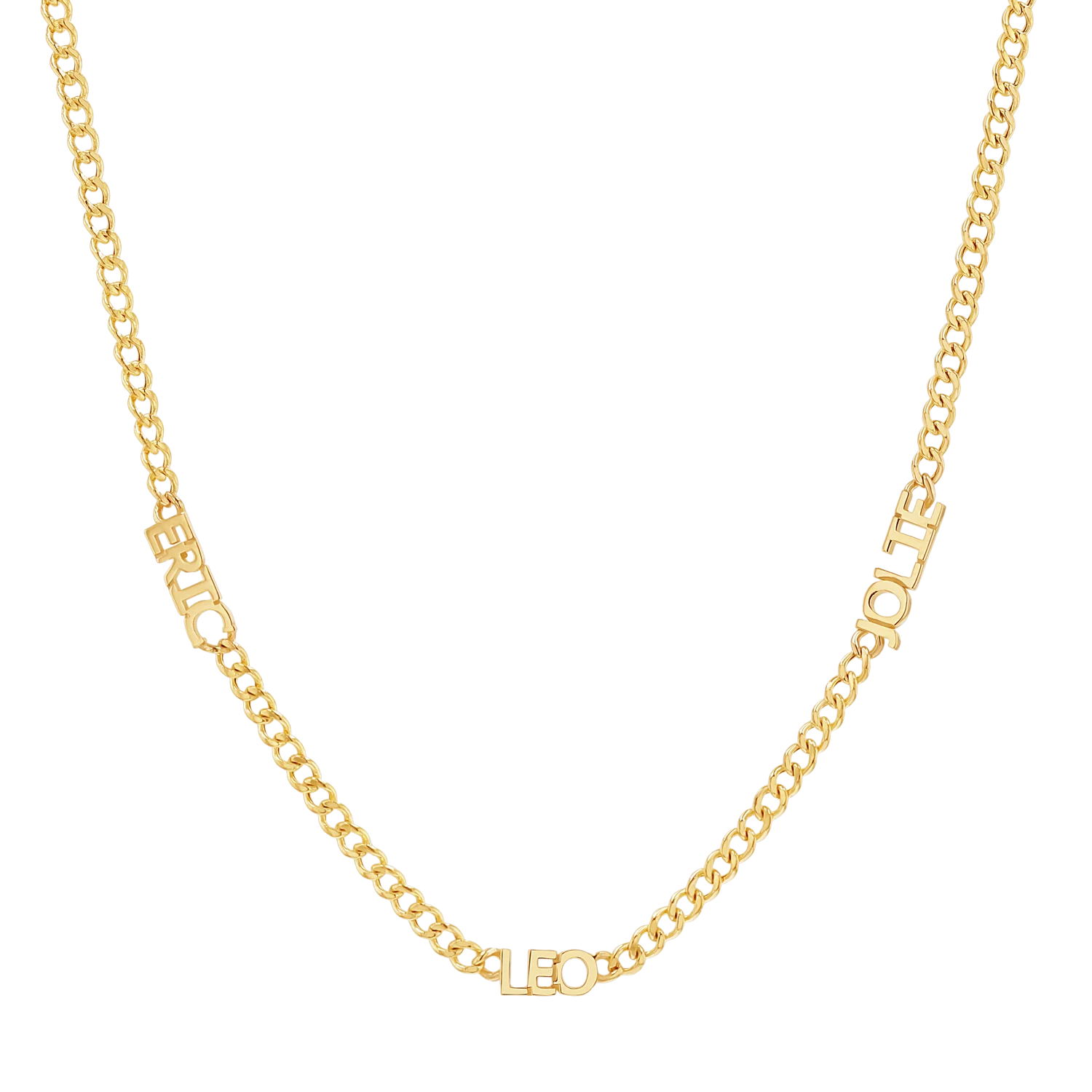 Mini Name Cuban Chain Necklace
