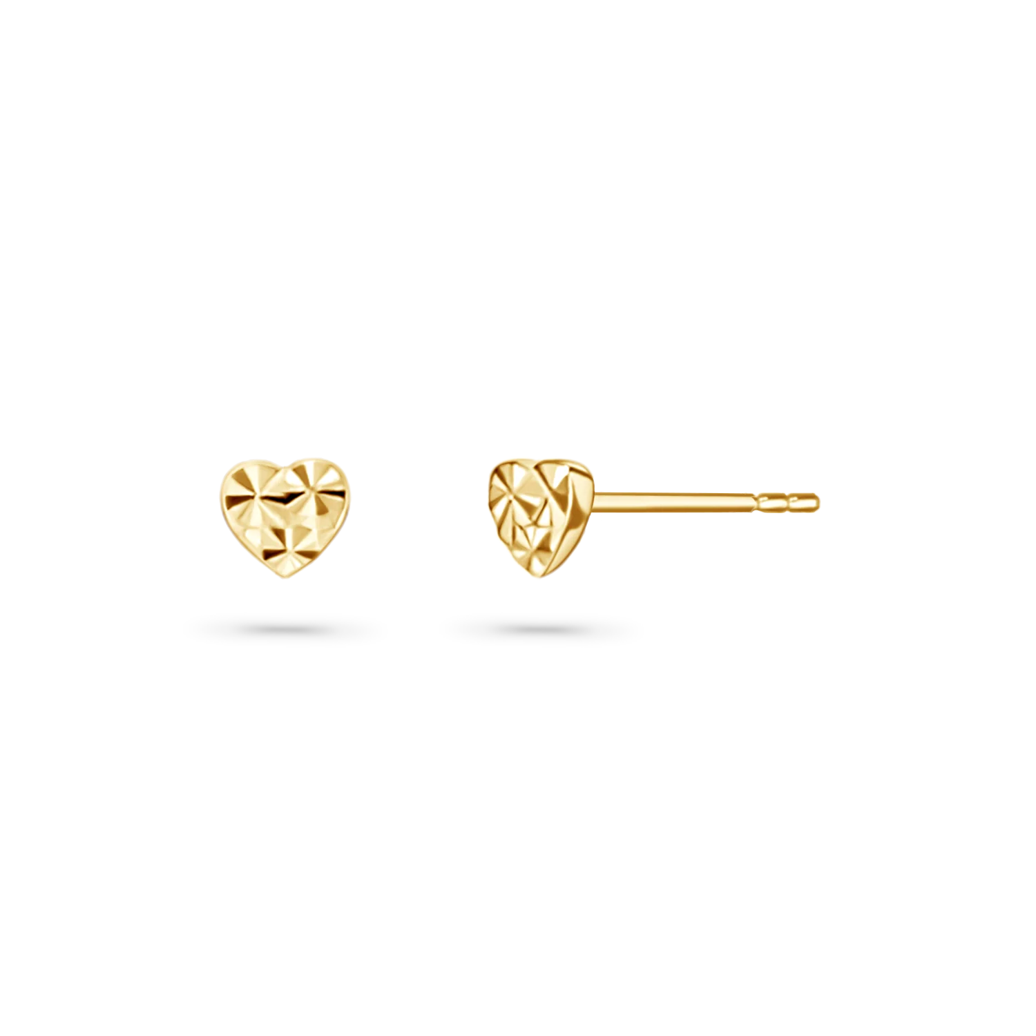 Mini Sparkle Heart Studs