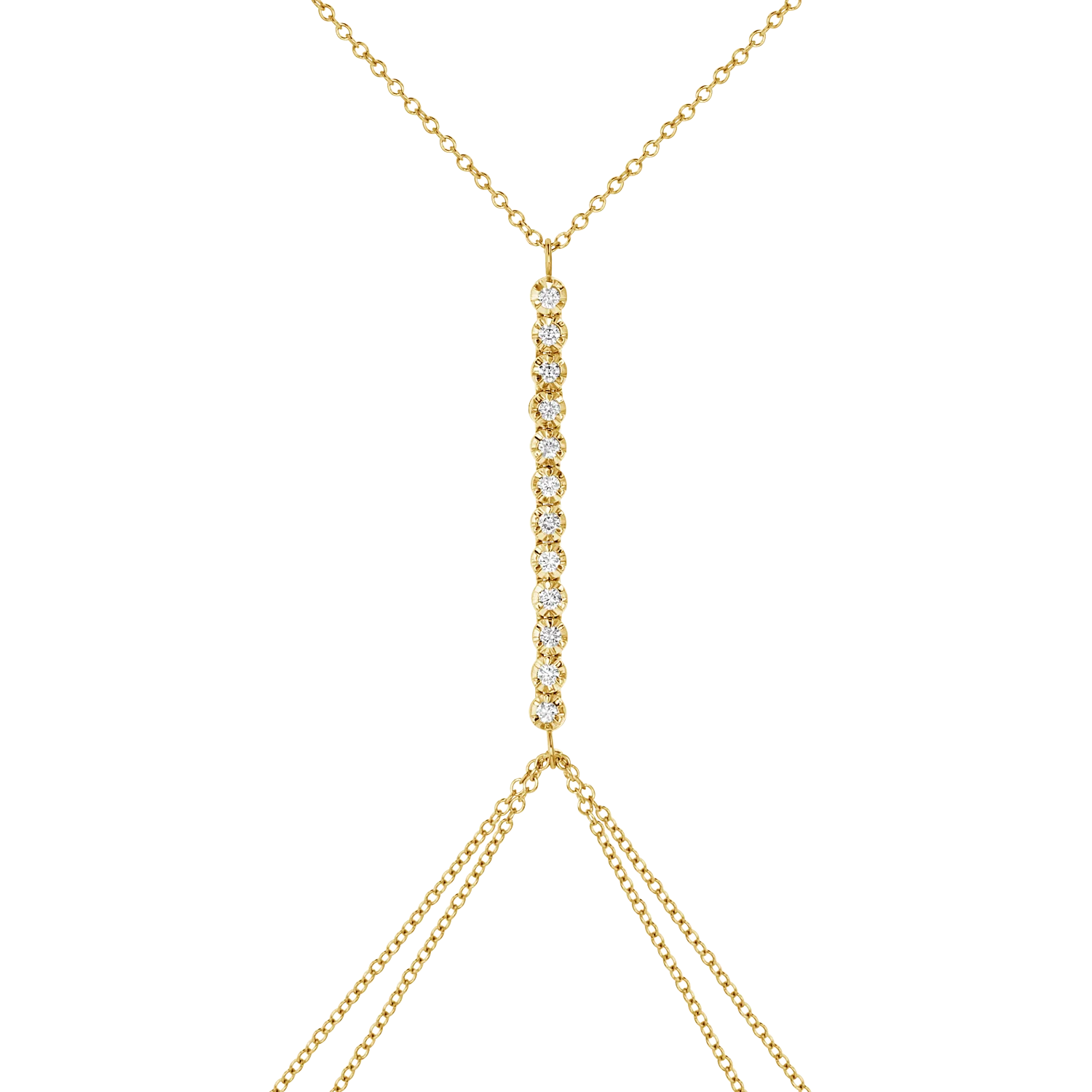 Allure Diamond Tennis Body Chain