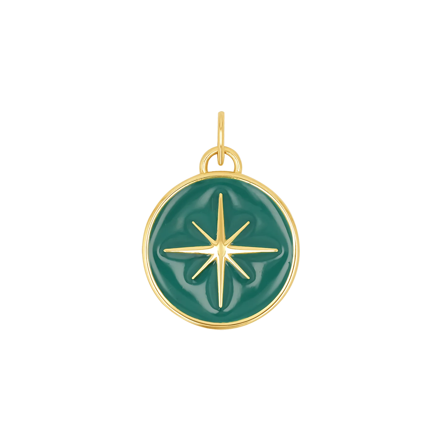 North Star Enamel Charm