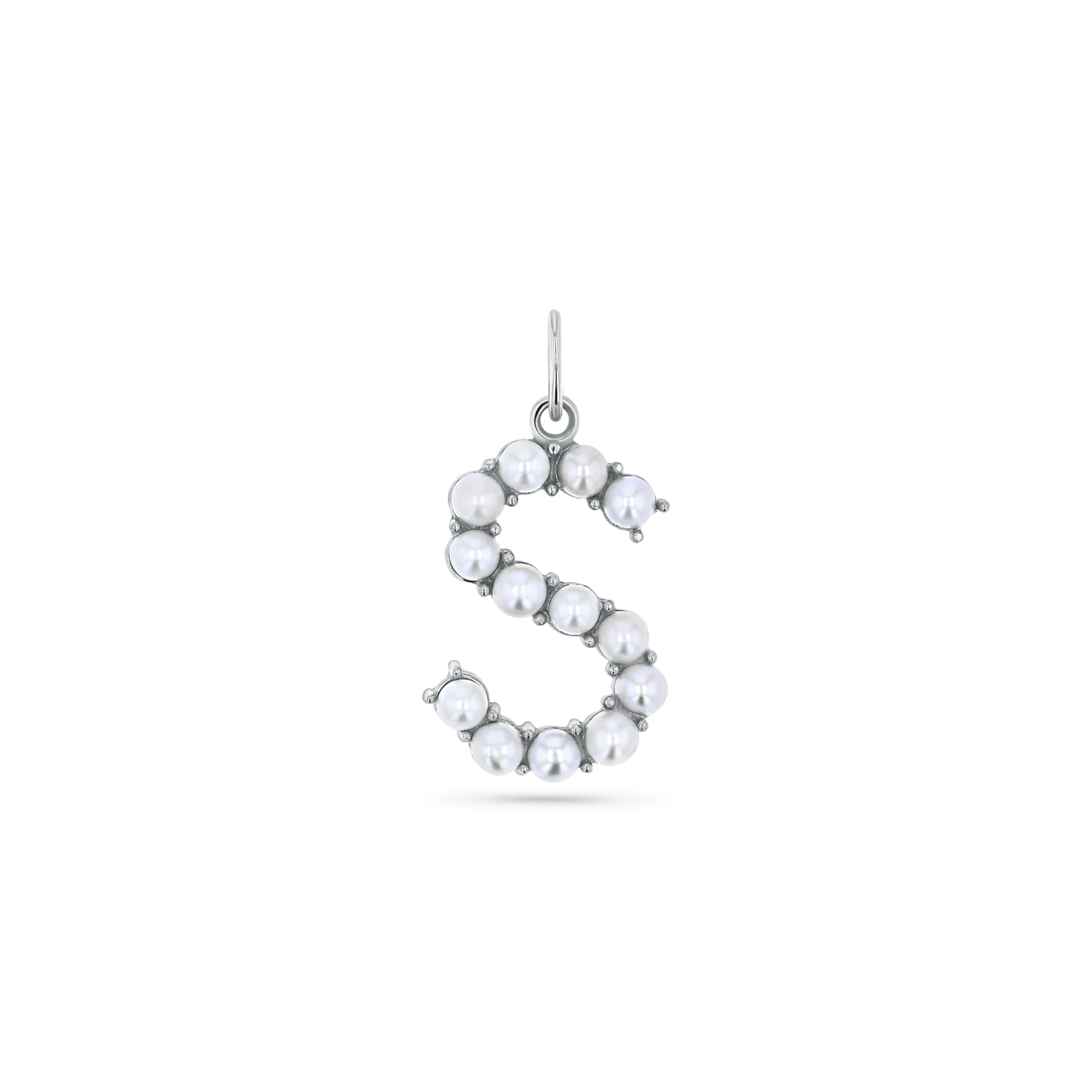 Pearl Letter Charm - Image 2
