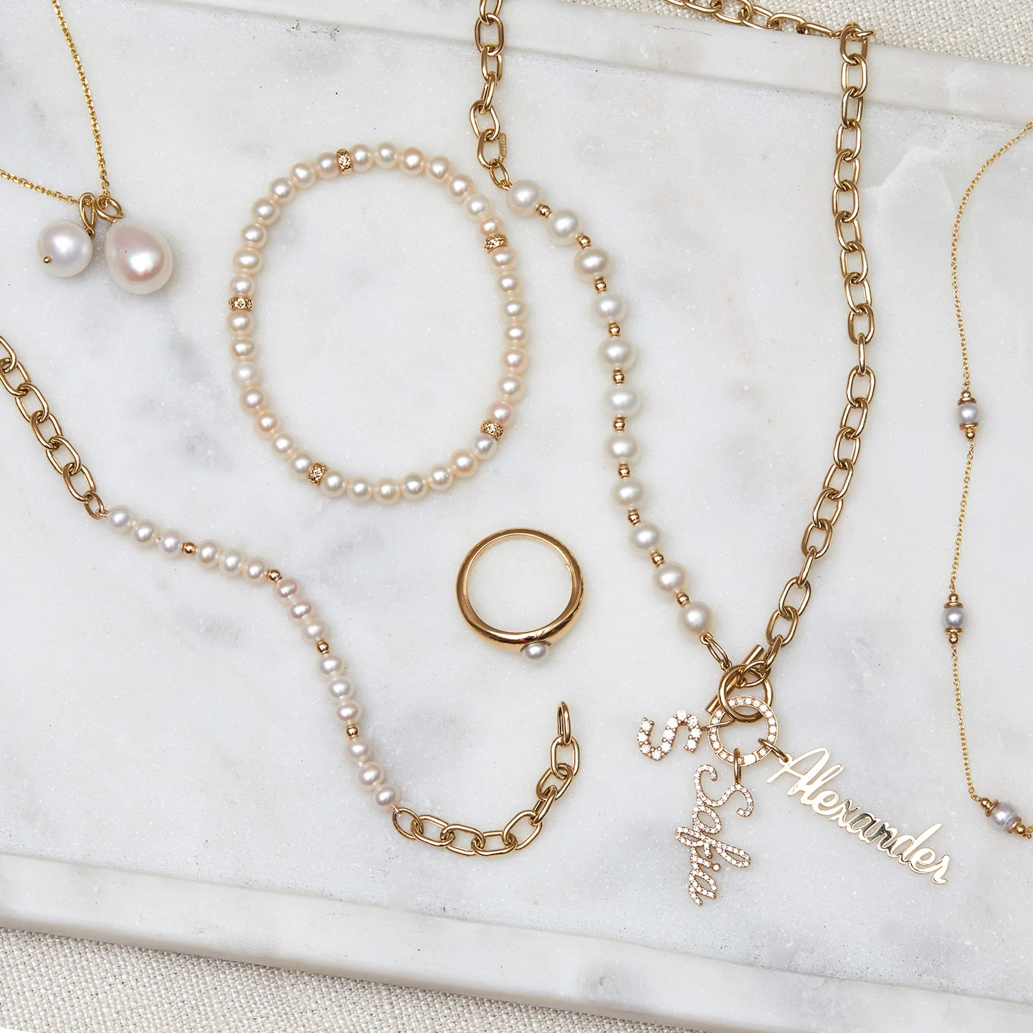 Round Pearl Charm - Image 4