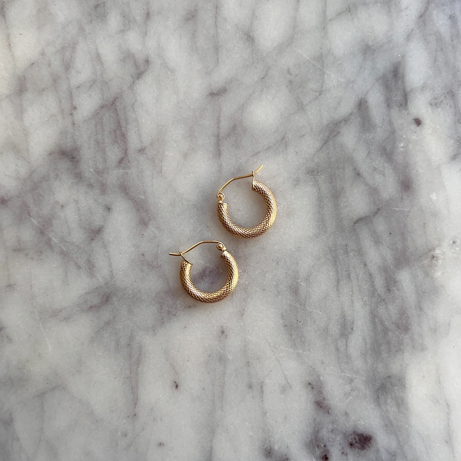Serpentine Hoop Earrings - Image 2
