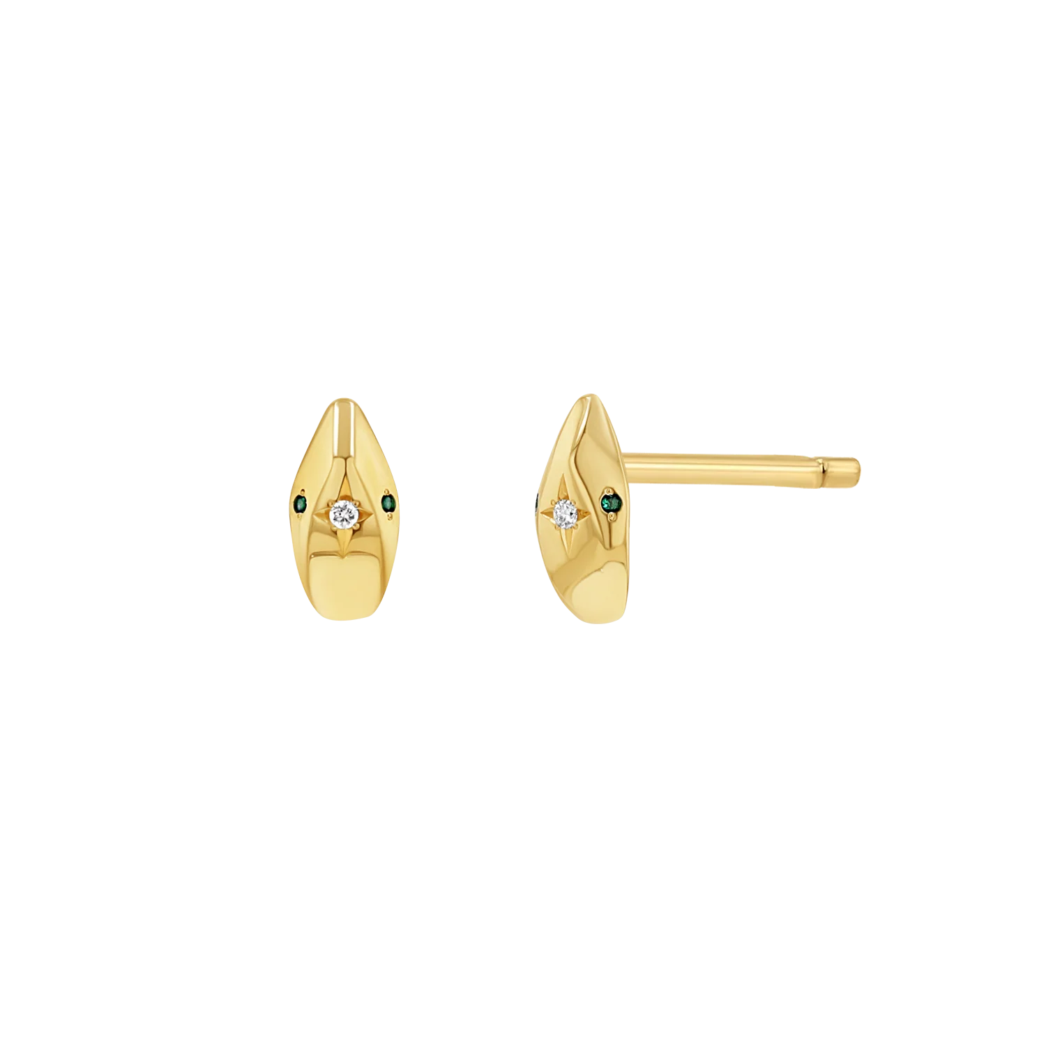 Serpentine Stud Earrings