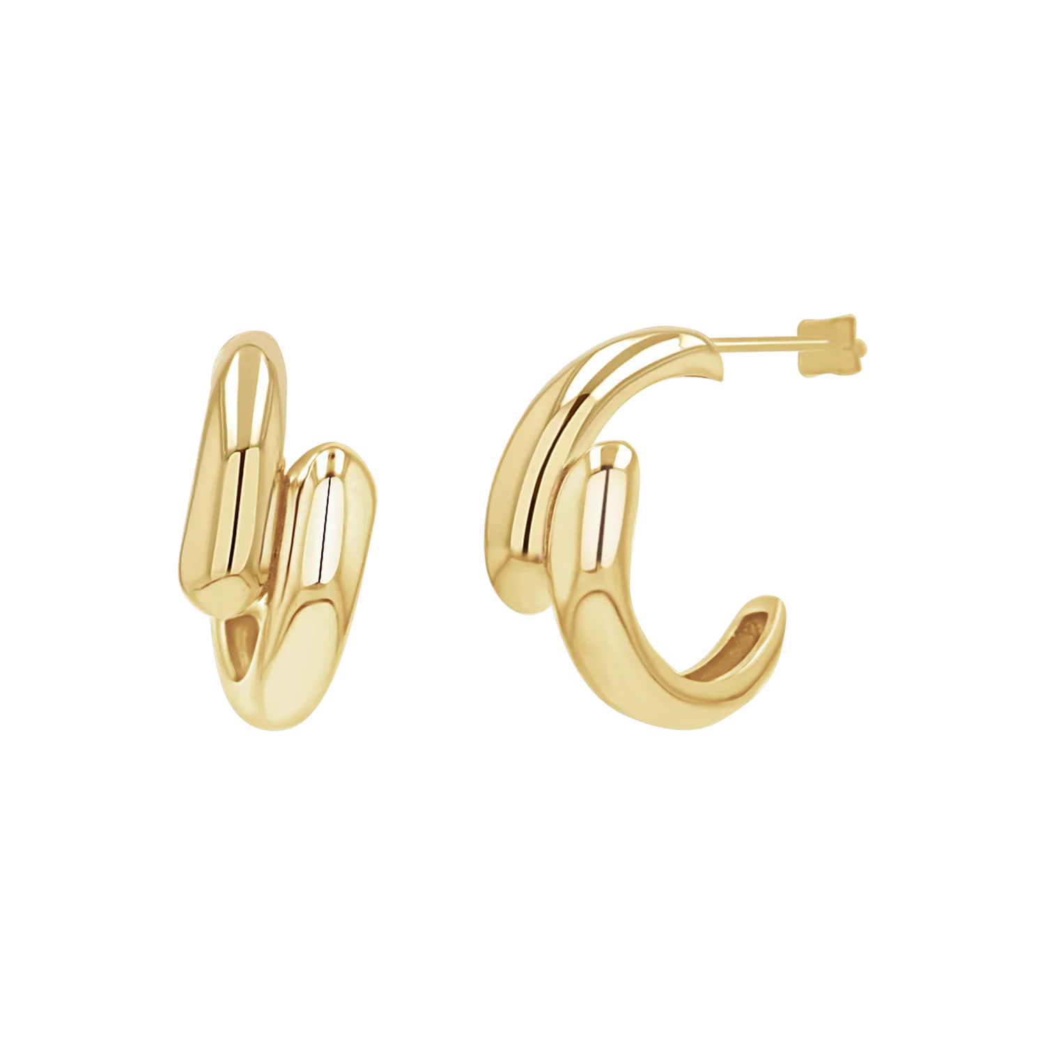 Solid Rendezvous Hoop Earrings