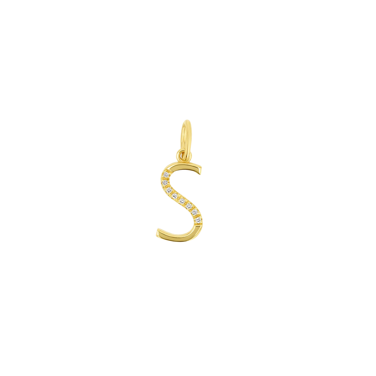 Sprinkle Diamond Initial Charm - Image 4