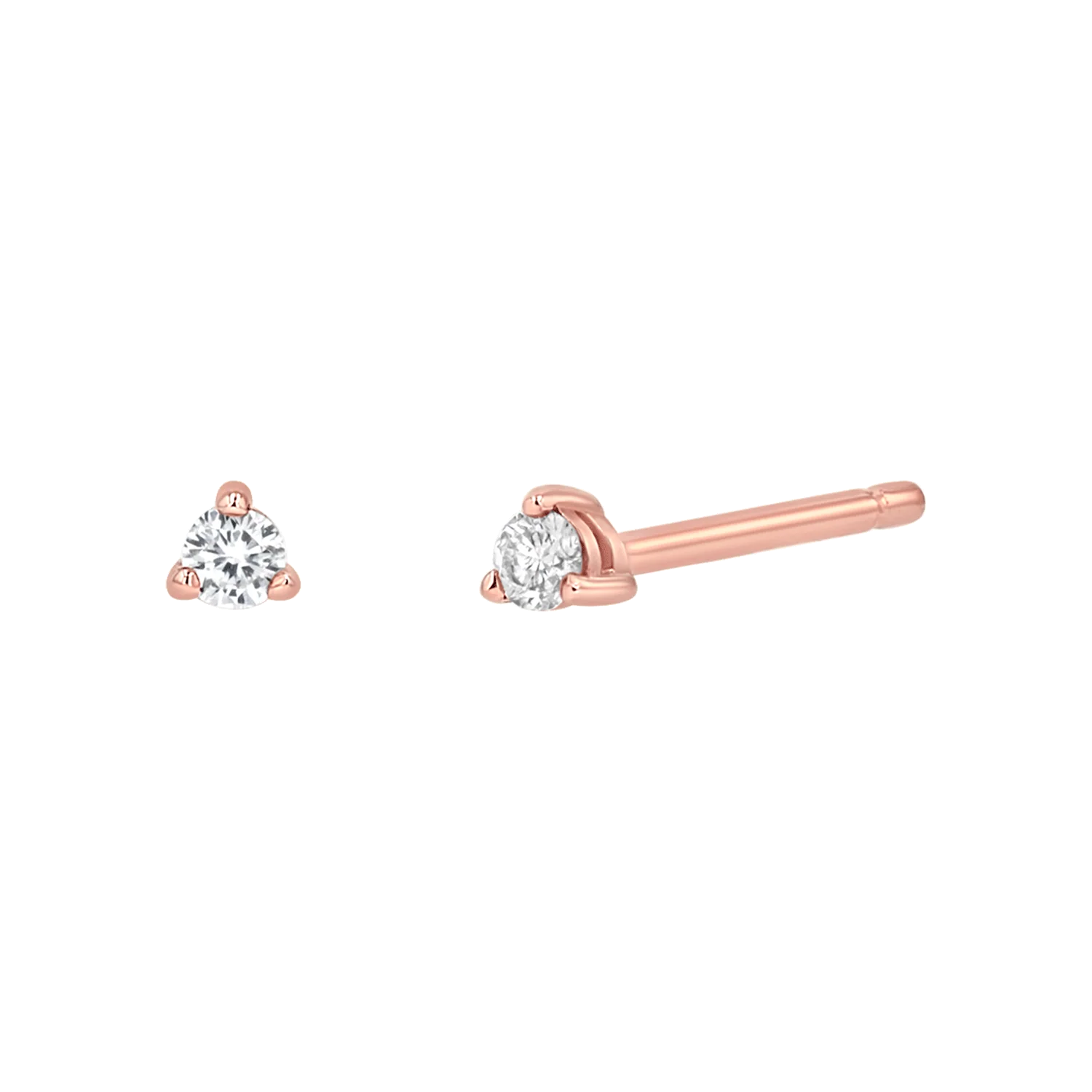Tiny Diamond Studs - Image 3