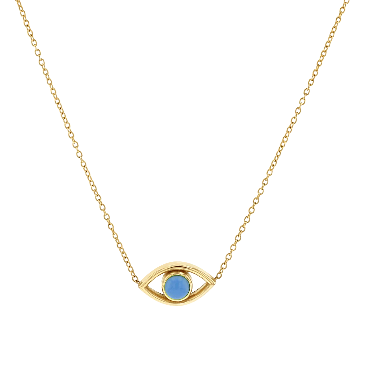 Turquoise Evil Eye Necklace