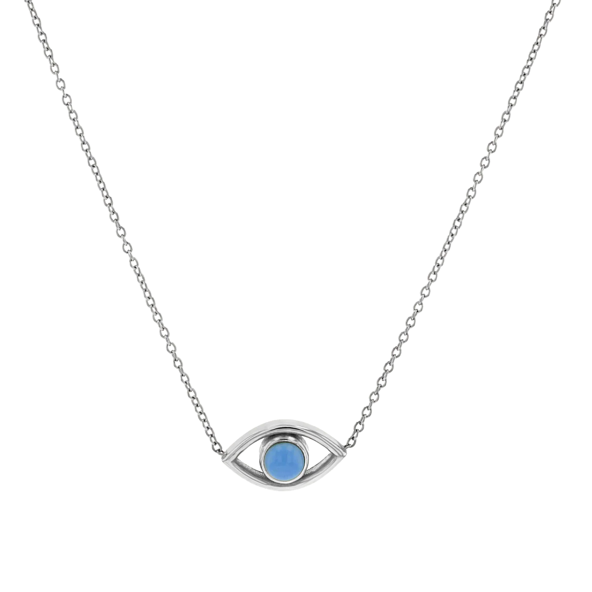 Turquoise Evil Eye Necklace - Image 2