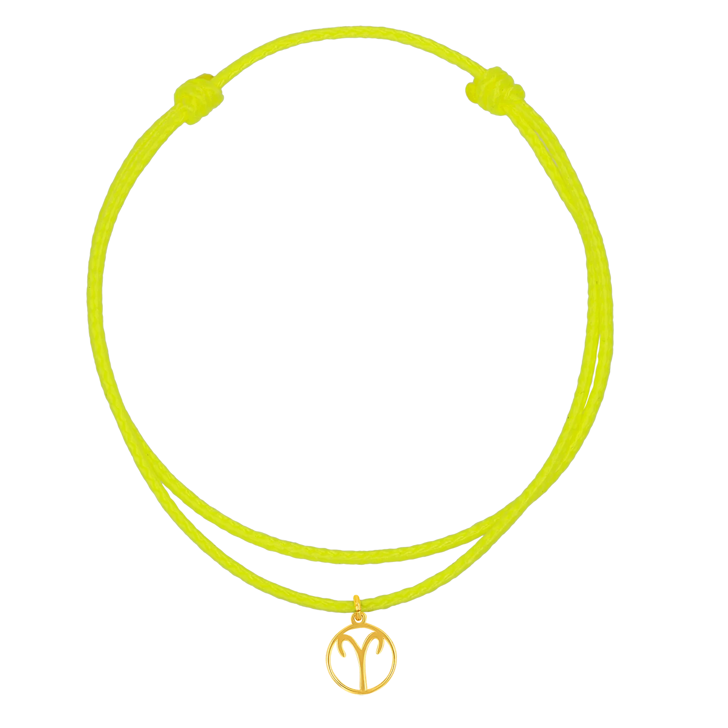 Zodiac Charm Cord Bracelet