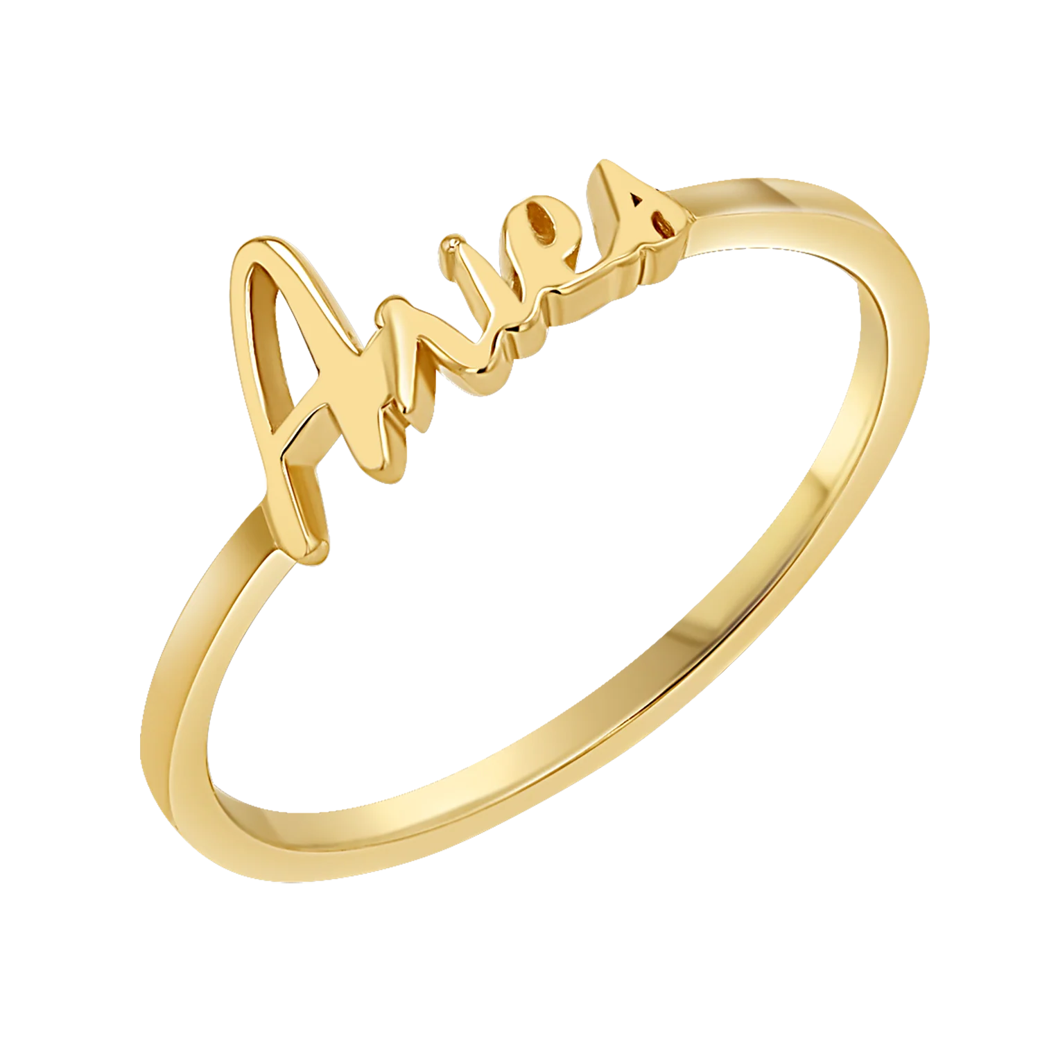 Zodiac Script Ring